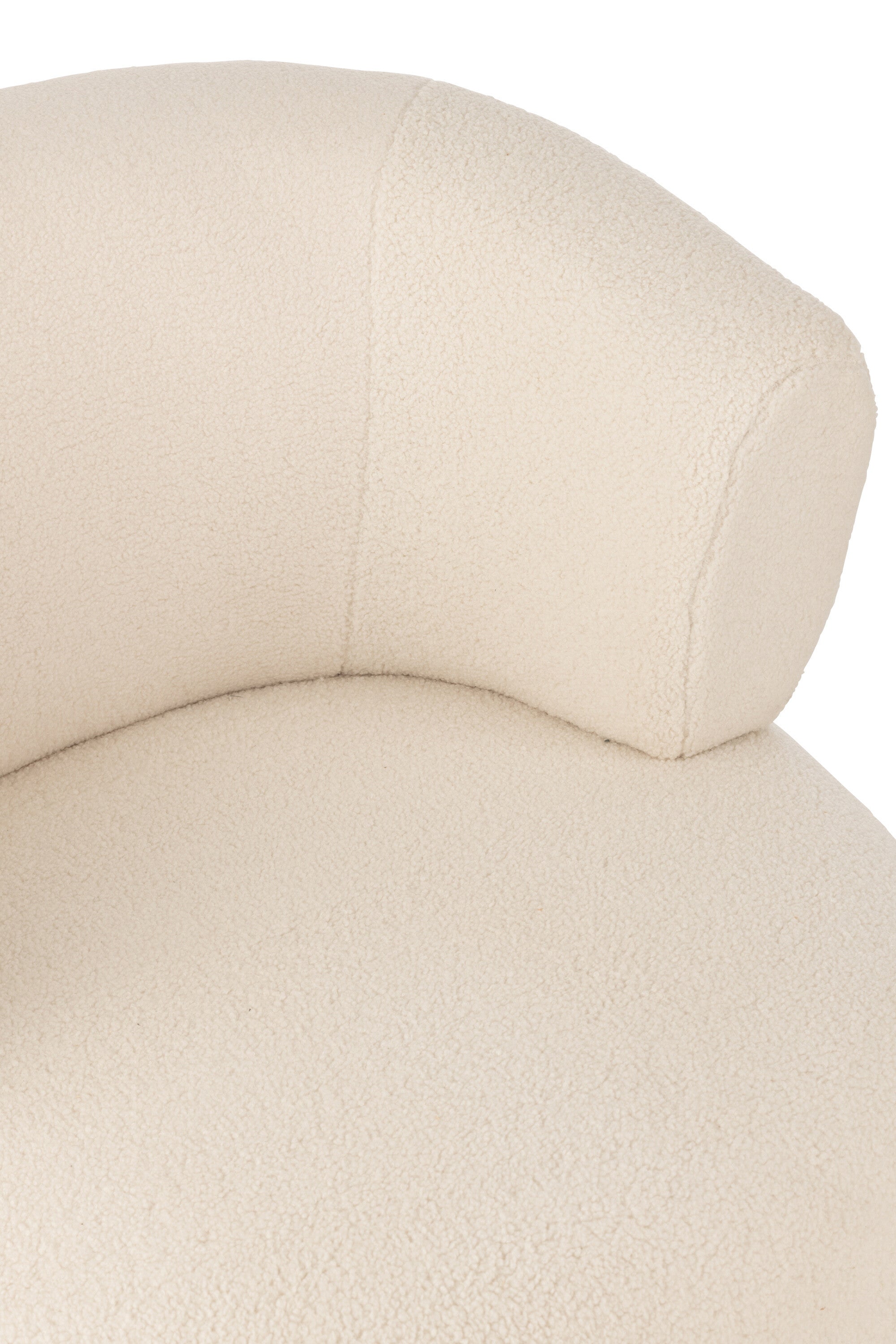 Lounge stoel Universe Schuim/Stof Wit - J-LINE