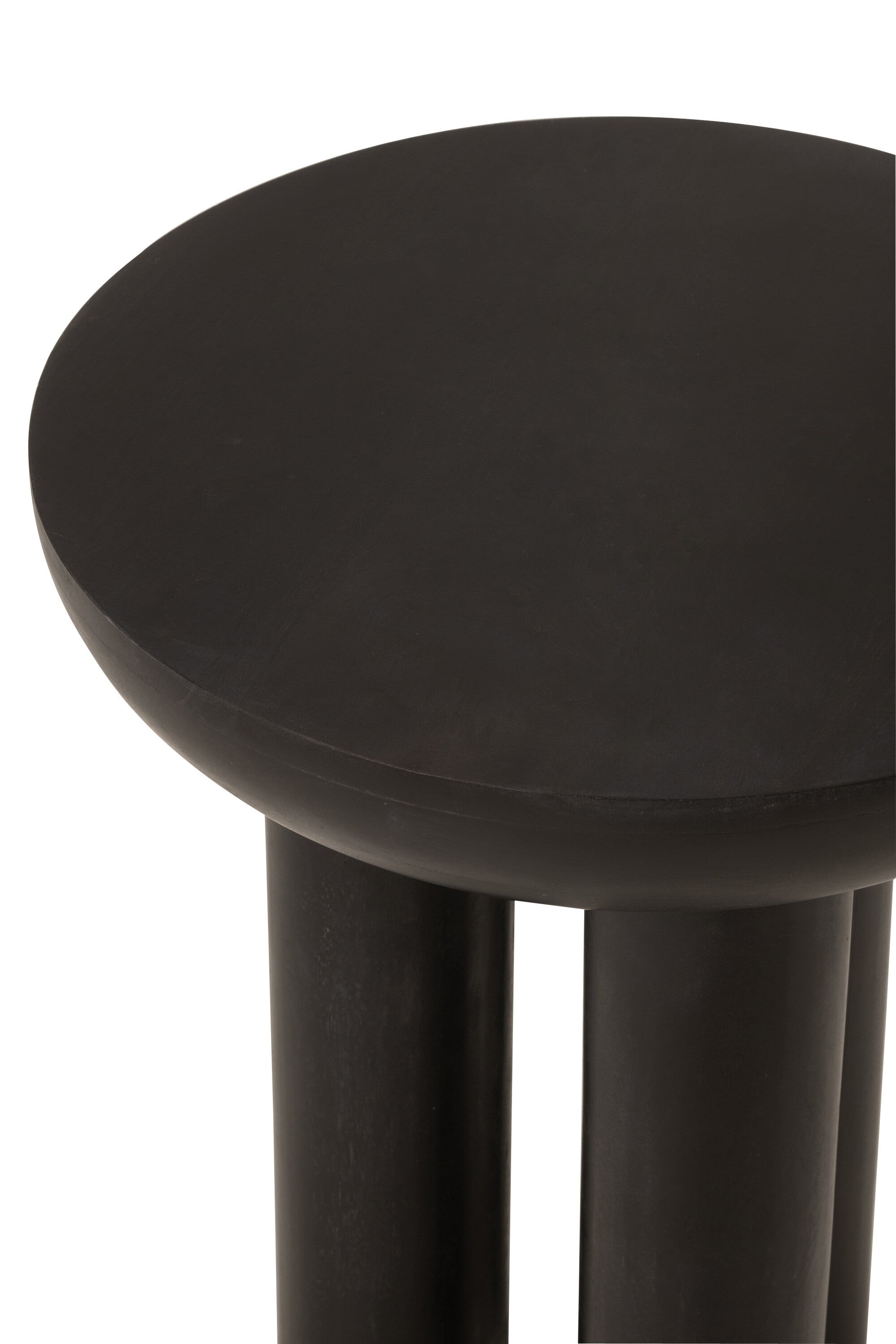 Bijzettafel Trio Mangohout Zwart - J-LINE