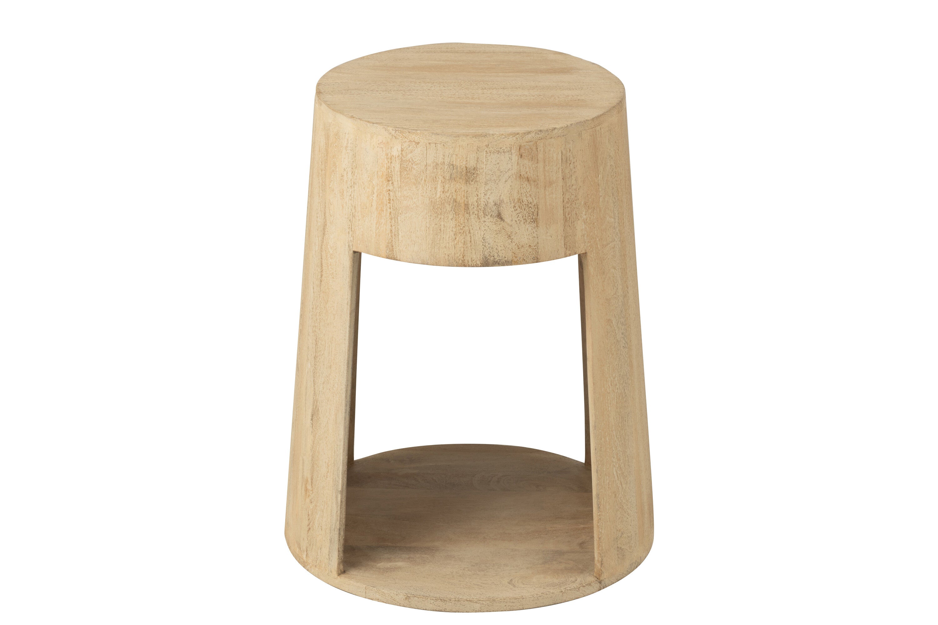 Bijzettafel mangohout/MDF - J-LINE