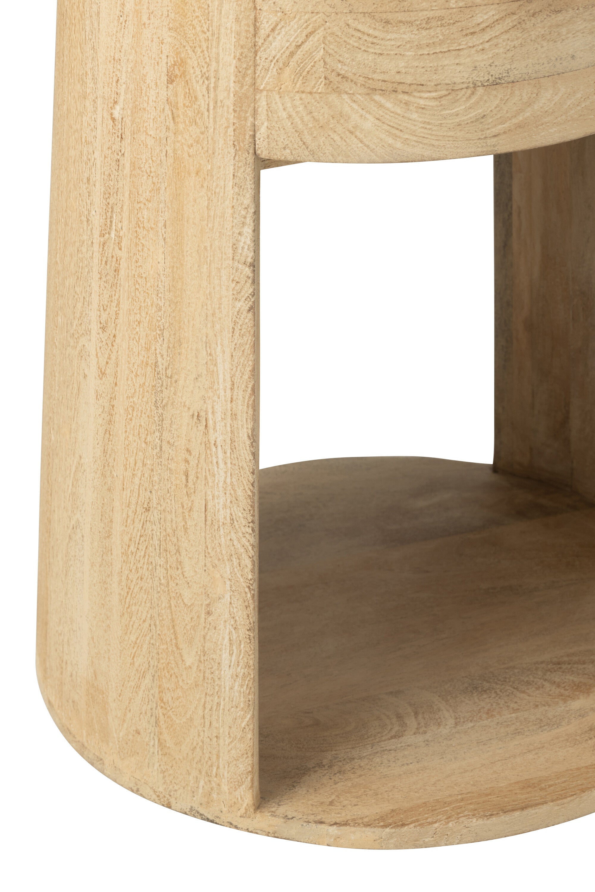 Bijzettafel mangohout/MDF - J-LINE