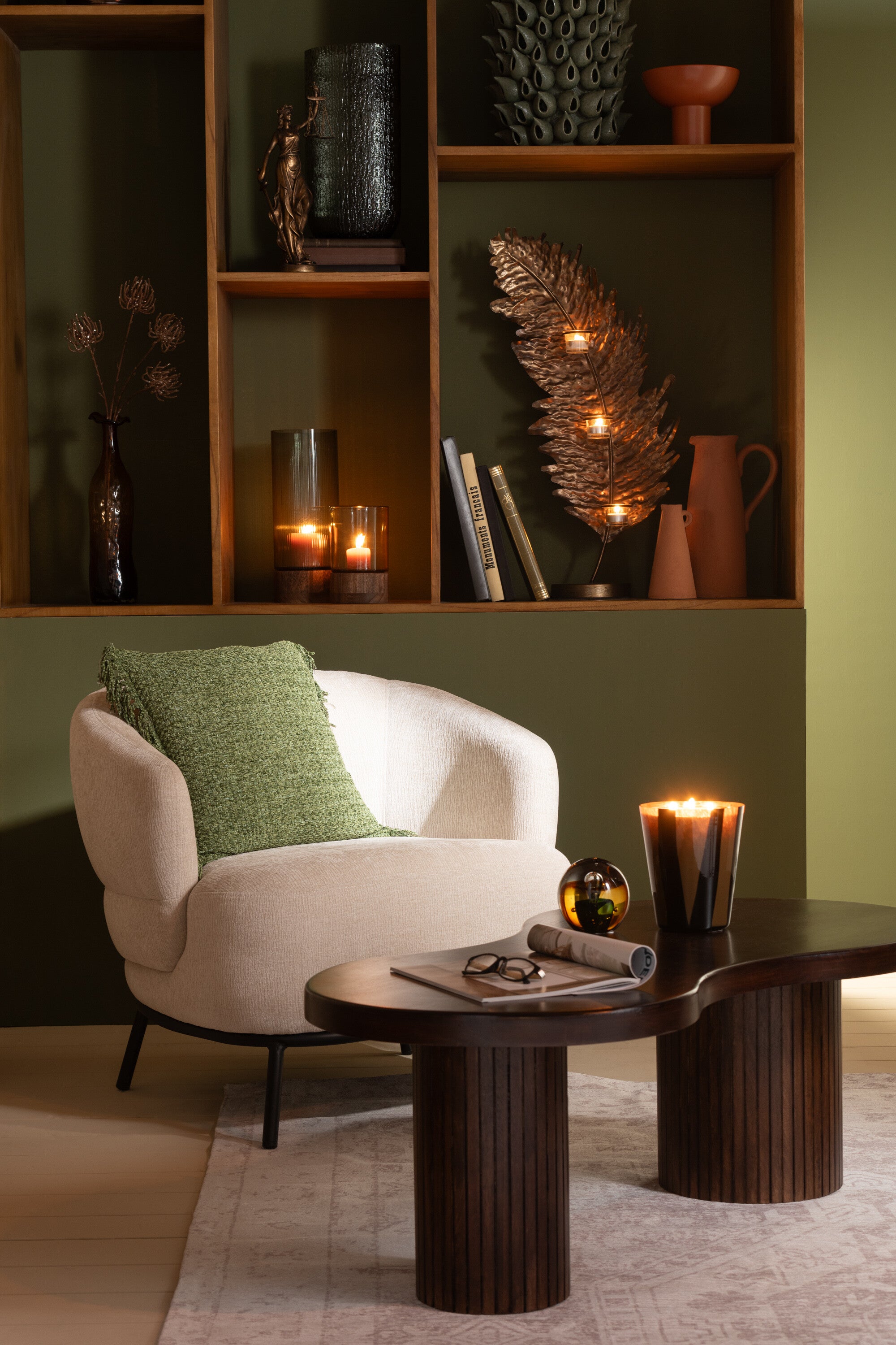 Clubzetel Mars populierenhout/schuim beige - J-LINE