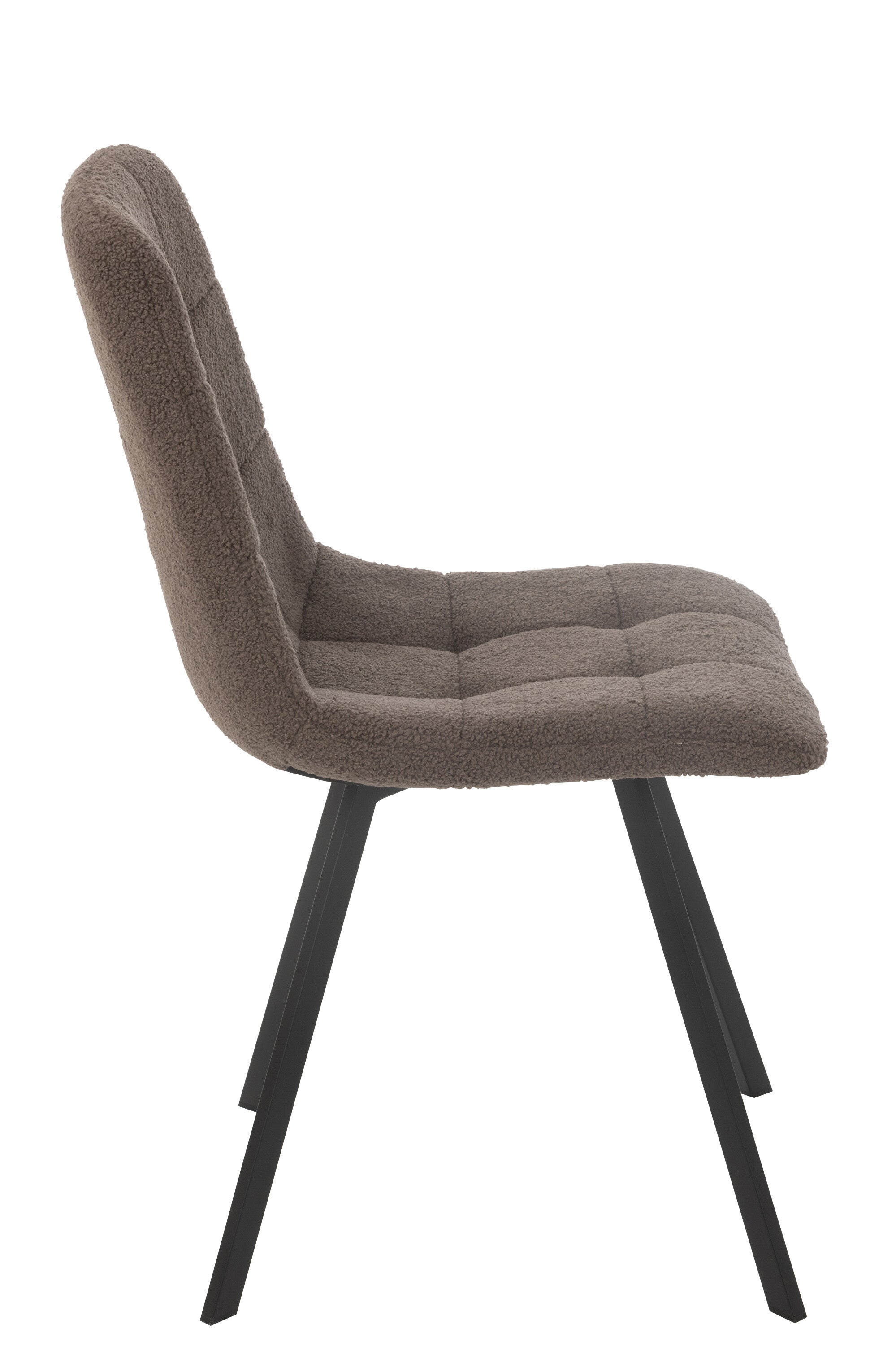 Stoel Clark Metaal/Polyester Bruin - J-LINE