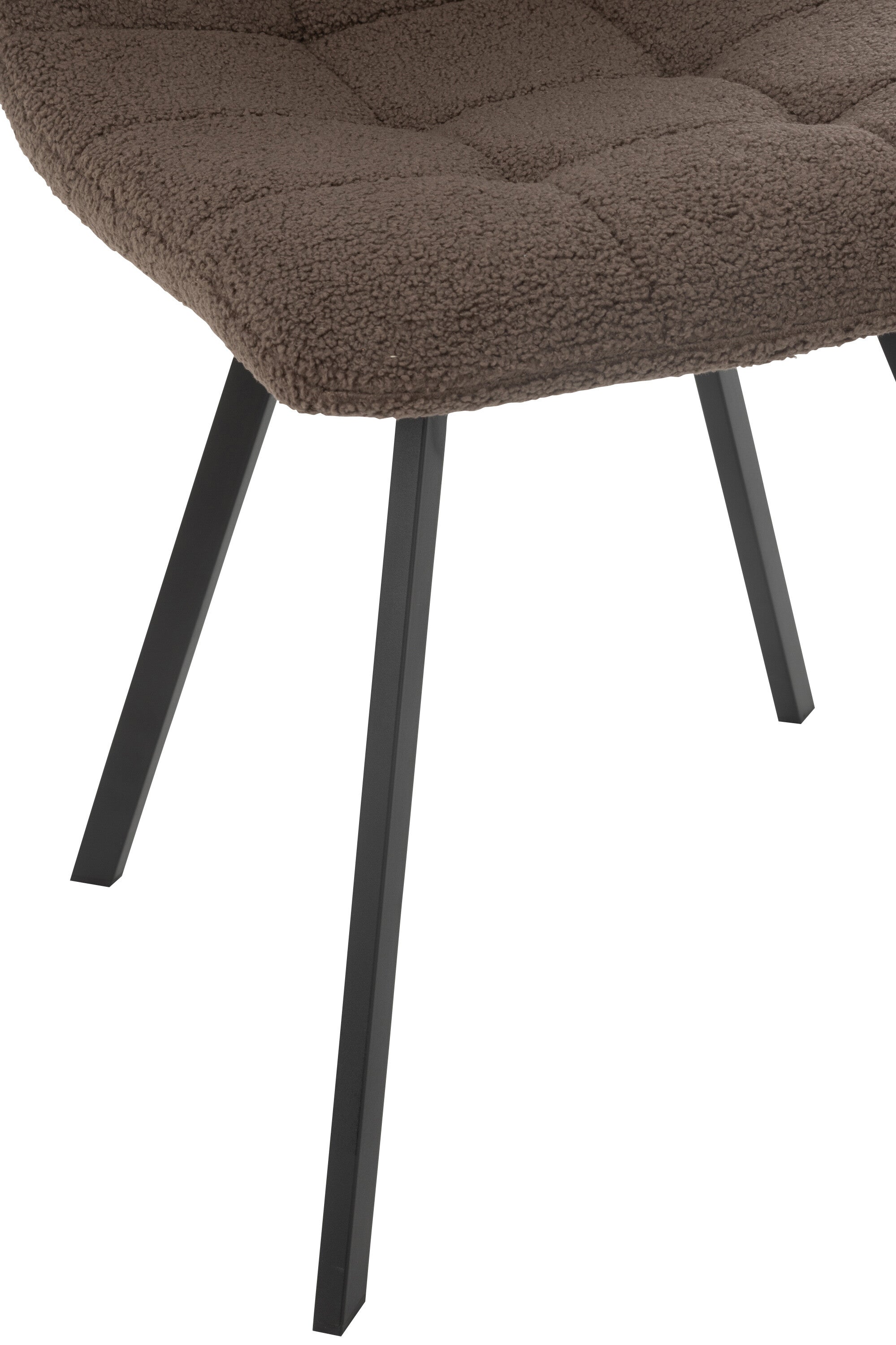 Stoel Clark Metaal/Polyester Bruin - J-LINE