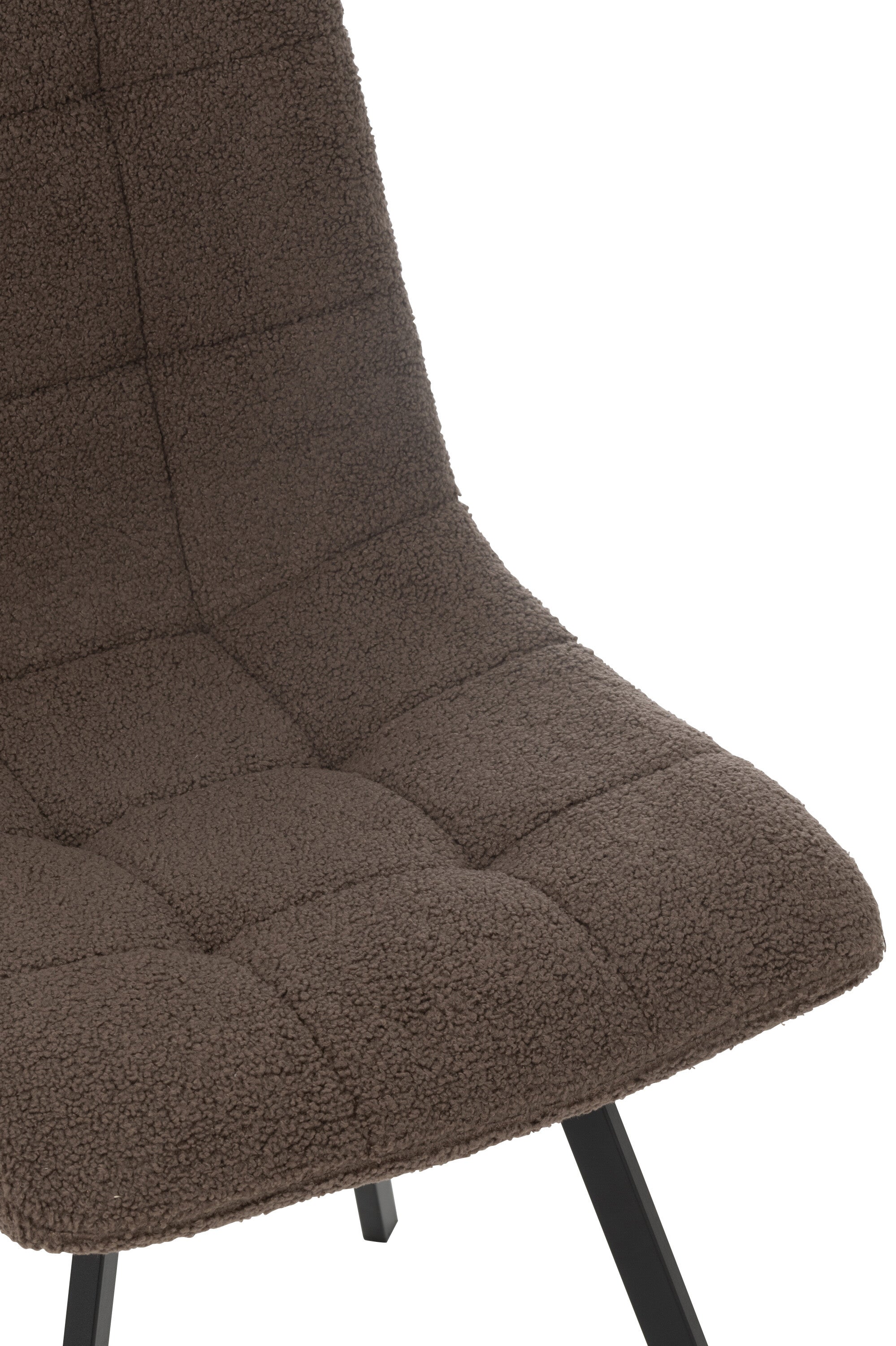 Stoel Clark Metaal/Polyester Bruin - J-LINE