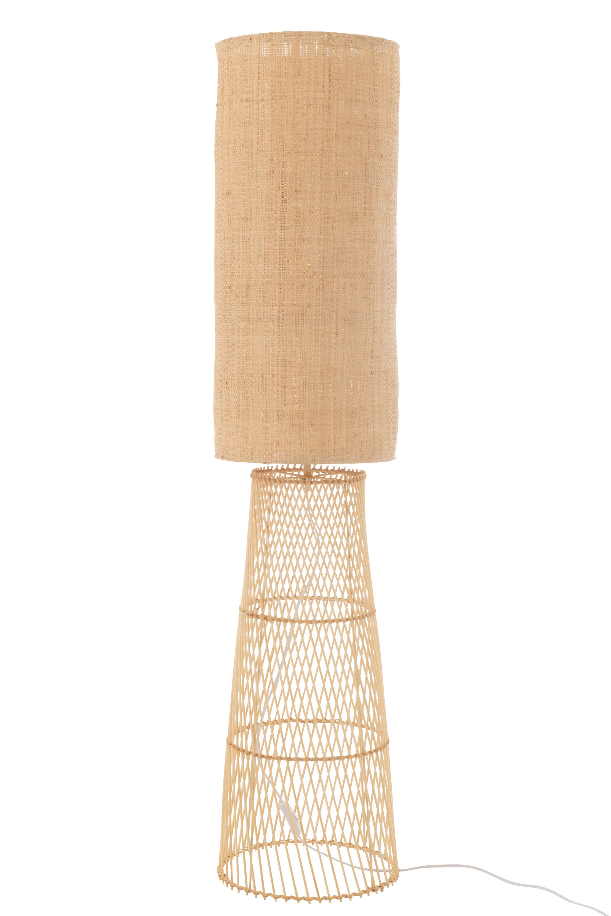 Lampadaires Lin/Bambou Naturel - J-LINE