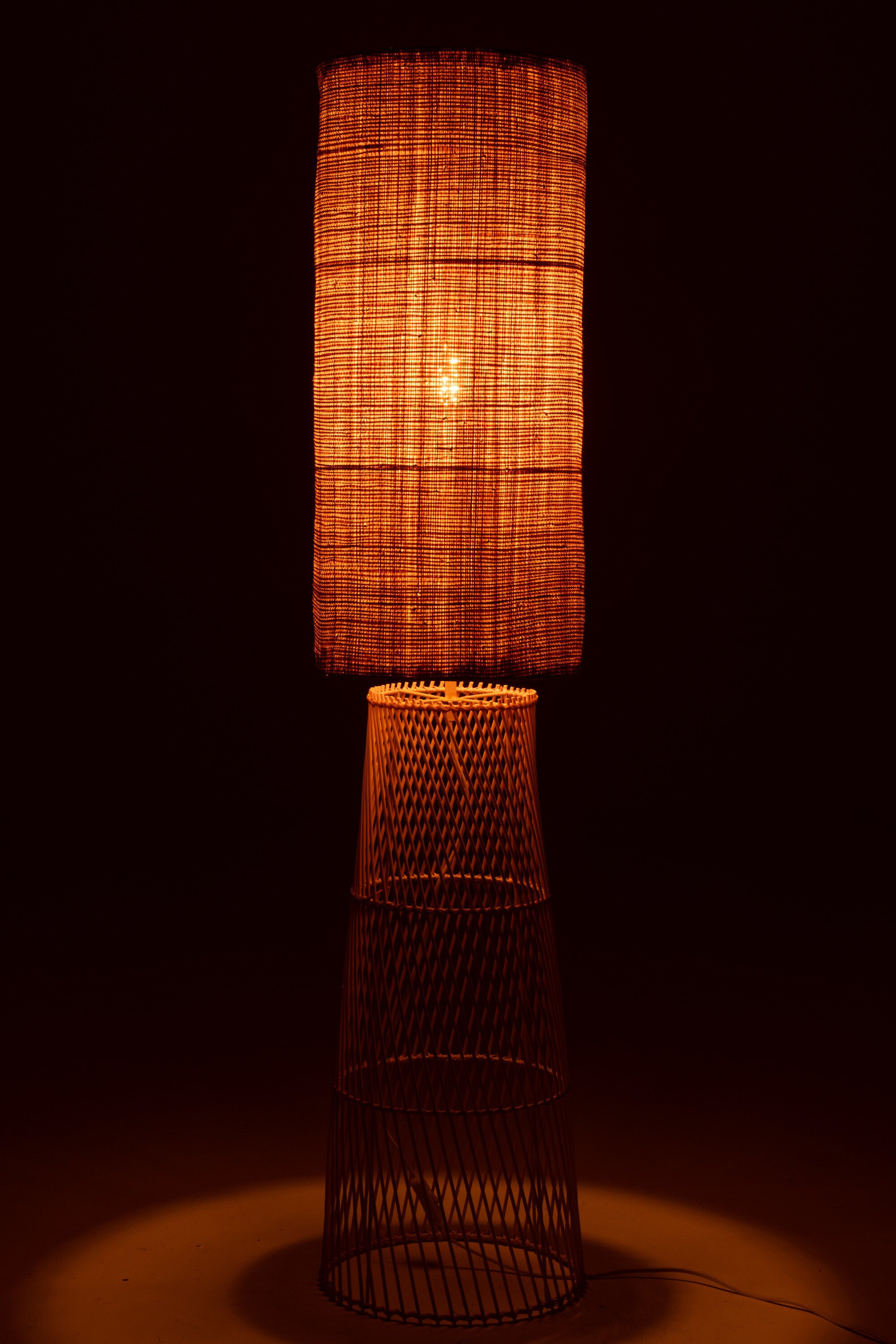 Lampadaires Lin/Bambou Naturel - J-LINE
