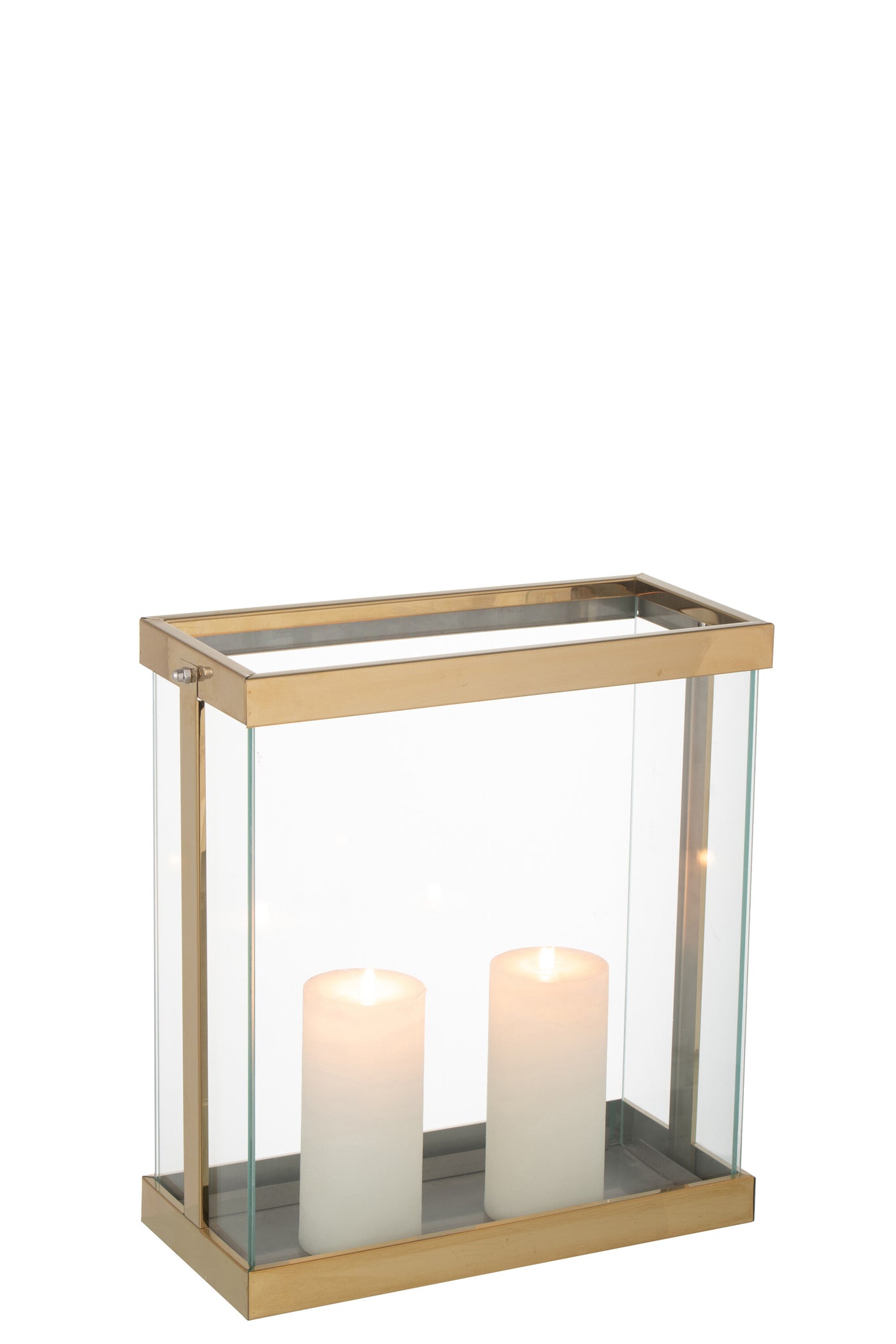 Lanterne Enma Fer/Verre Or S - J-LINE