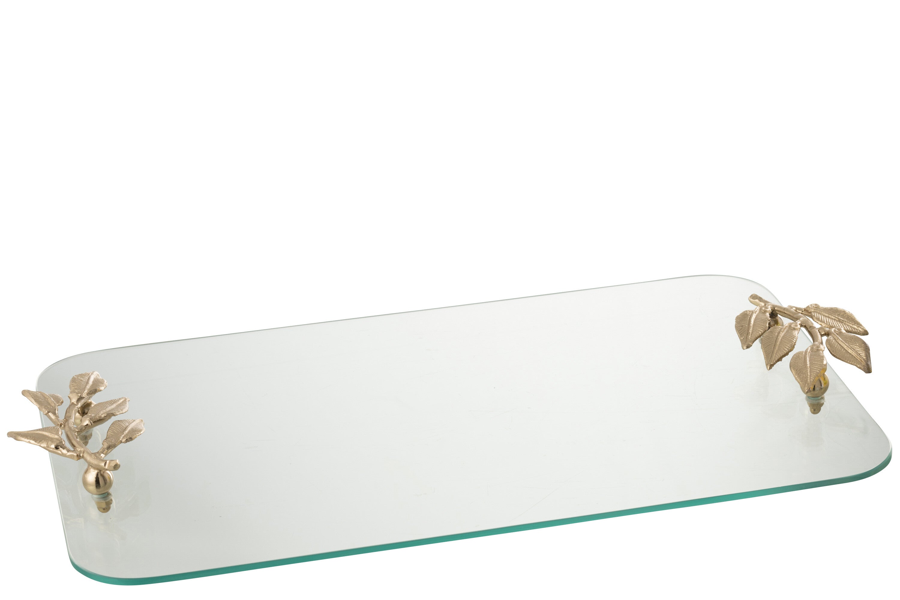 Schaal blad Glas/IJzer - J-LINE
