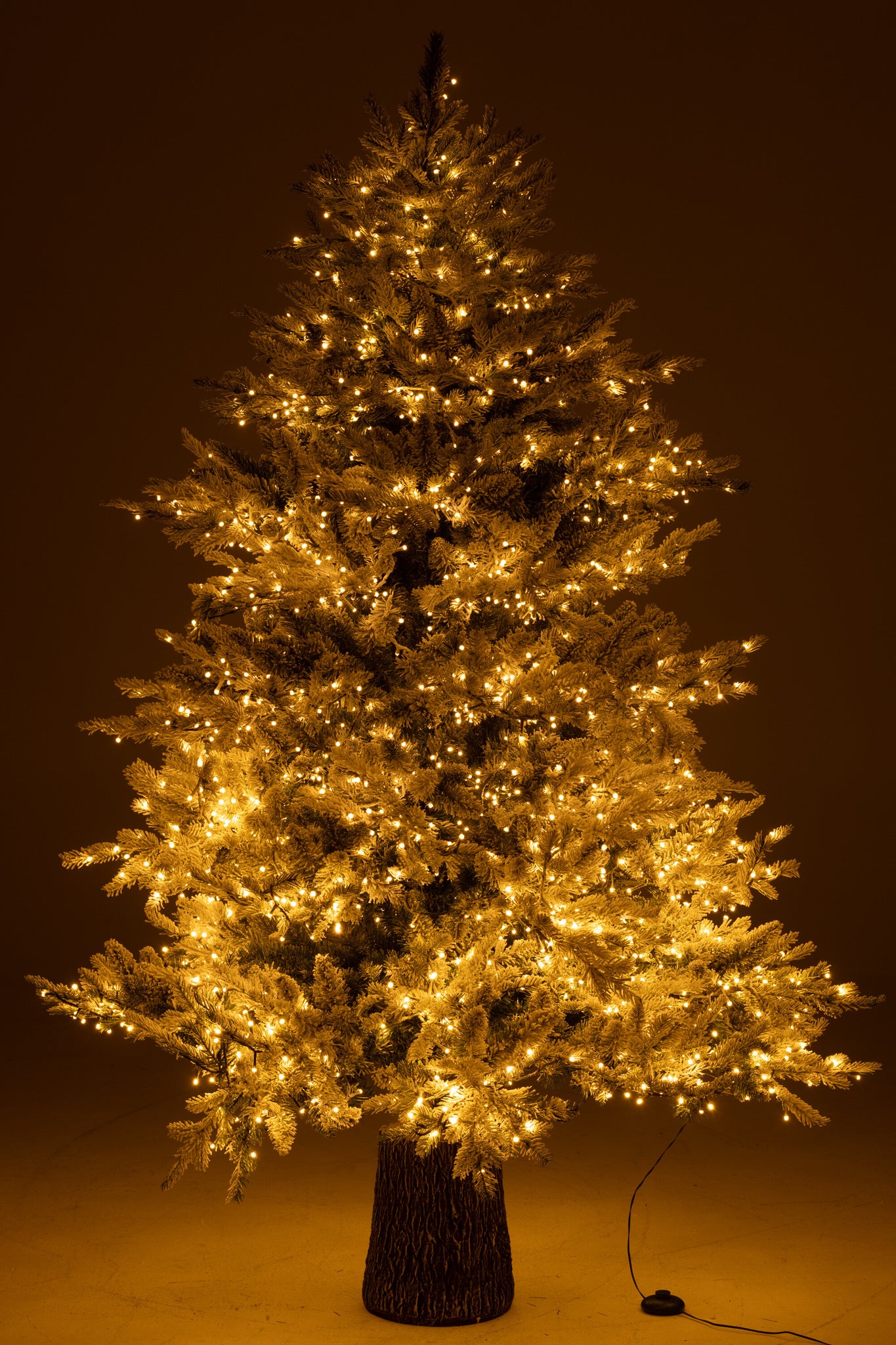 Kerstboom + Sneeuw 3000 Ledlampjes Plastic Wit - J-LINE