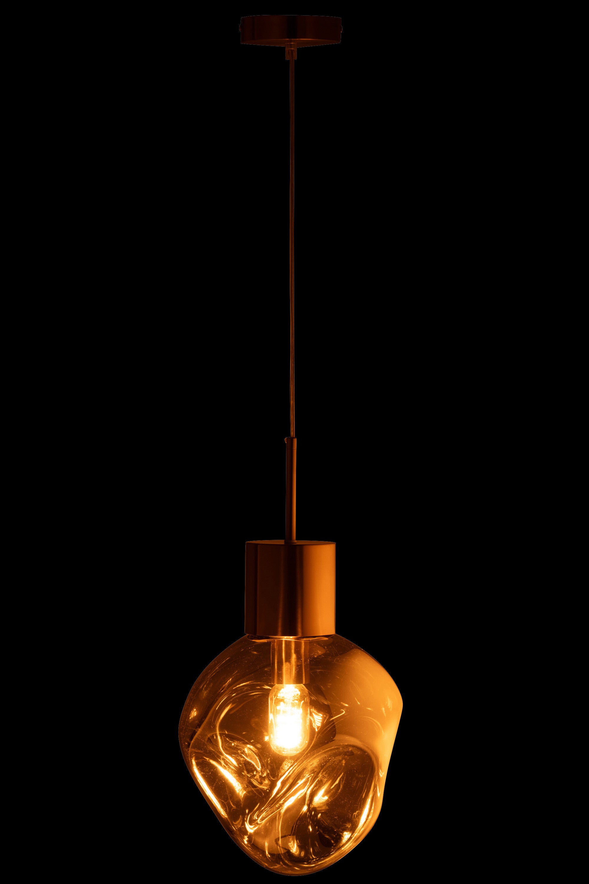 Hanglamp metaal/glas - J-LINE