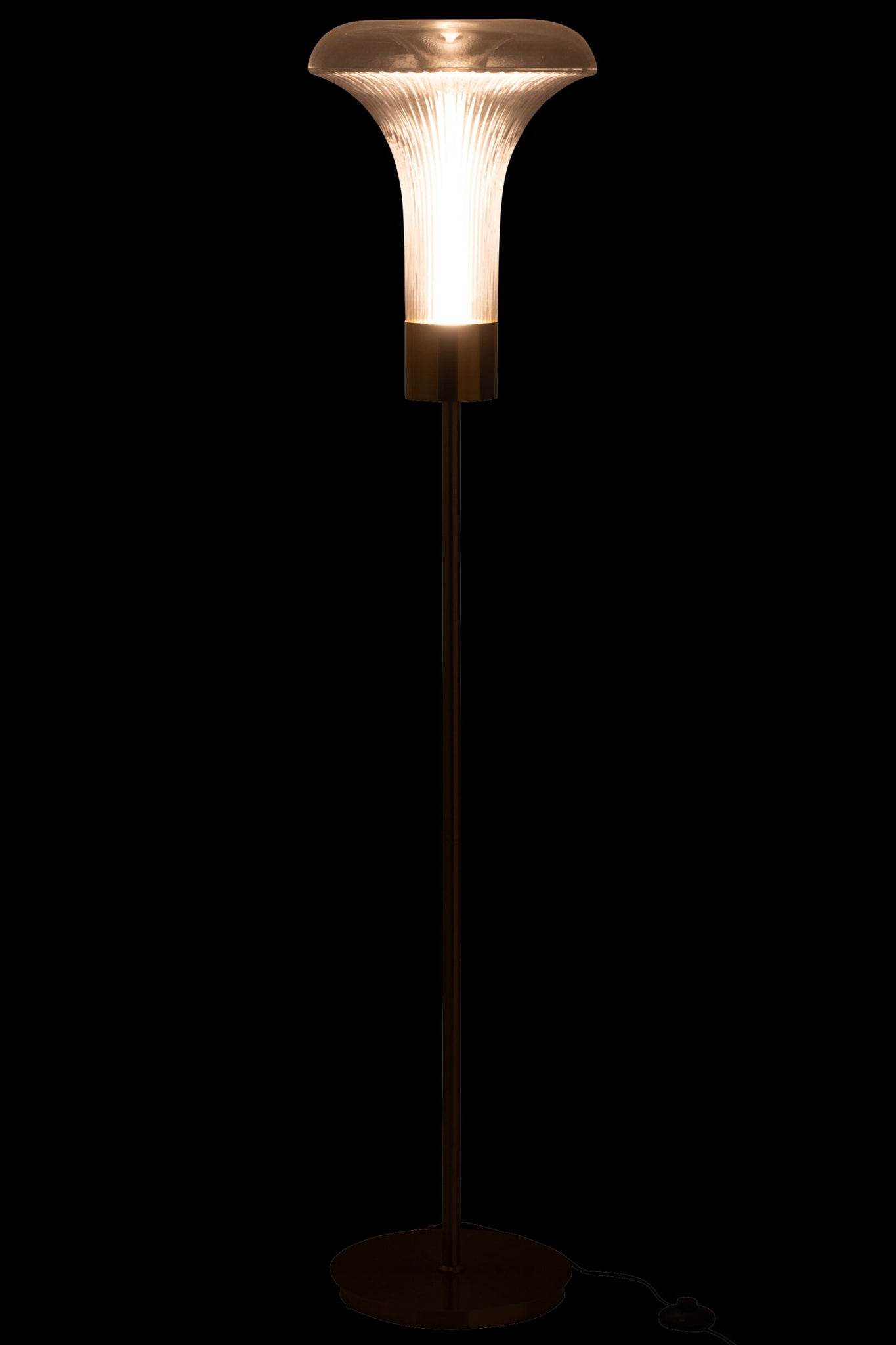 Vloerlamp Metaal/Glas Transparant - J-LINE