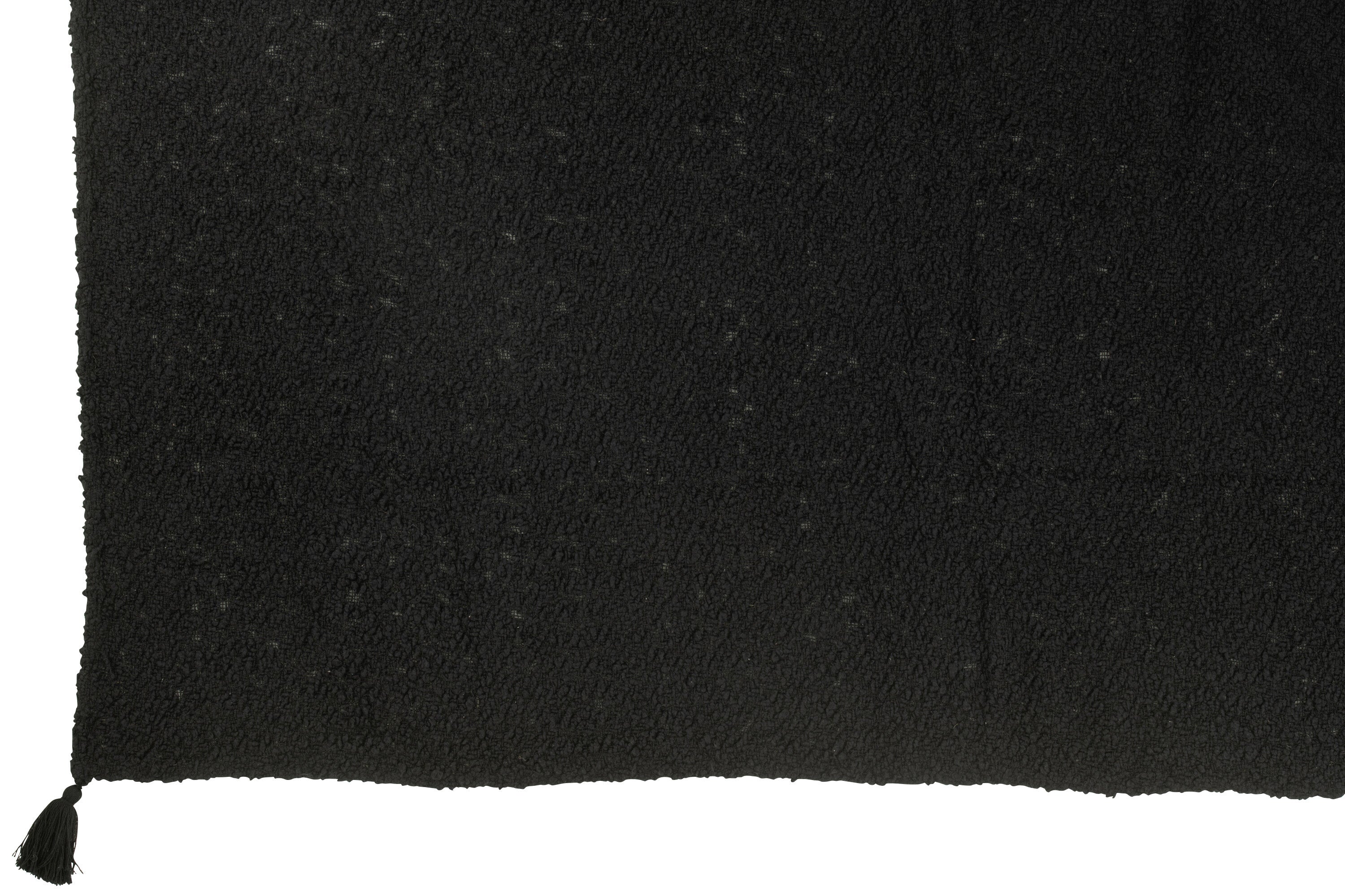 Plaid Coton Noir - J-LINE