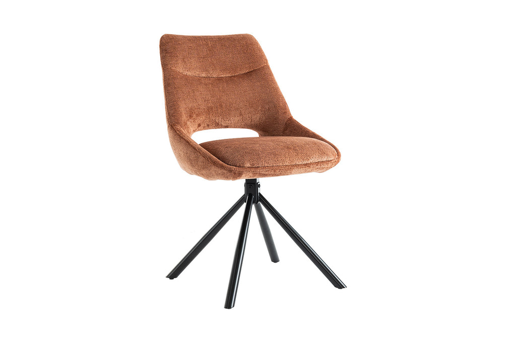Stoel 'Dante' Fabric Rust RS