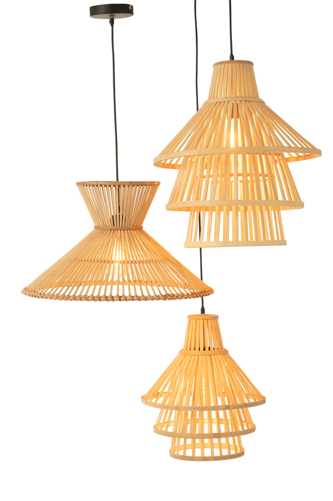 Hanglamp Lagen Bamboe Natuurlijk S - J-LINE
