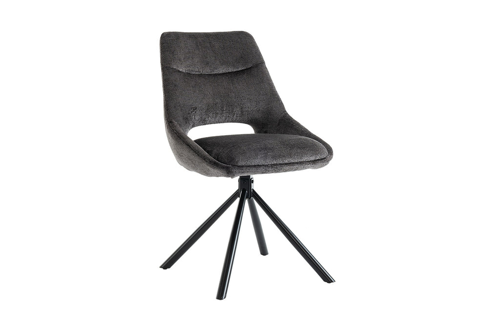 Stoel 'Dante' Fabric Grey ) RS