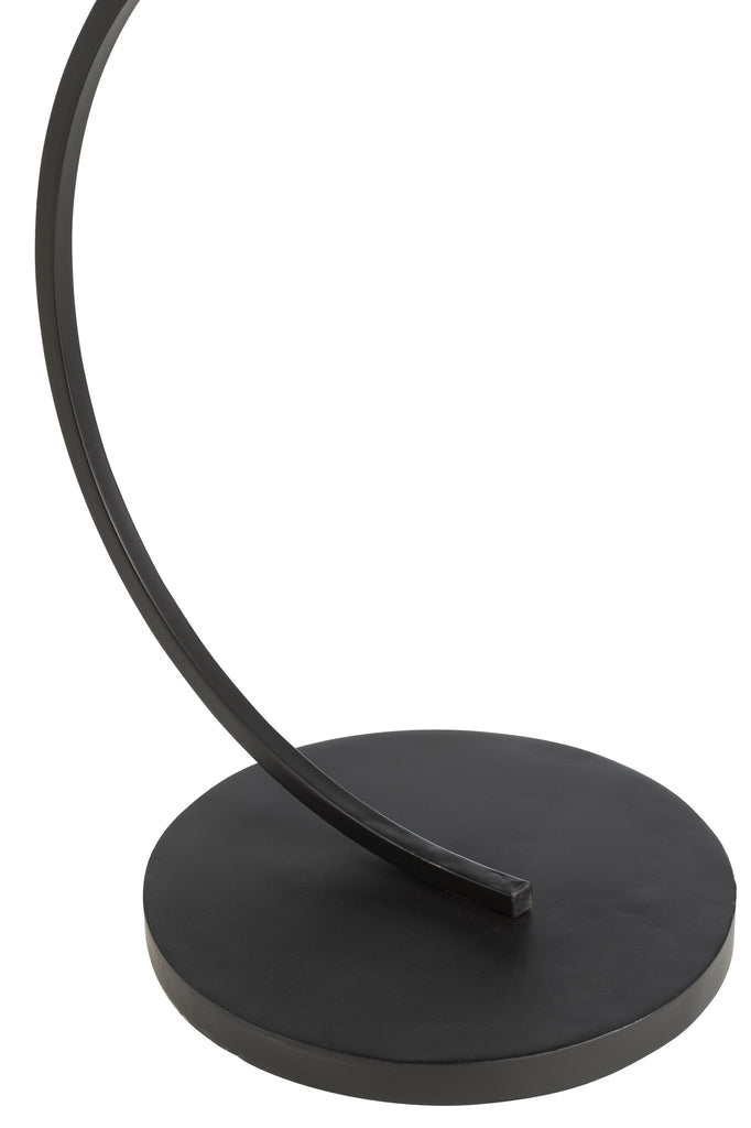 Bijzettafel Swoosh ijzer/mangohout - J-LINE