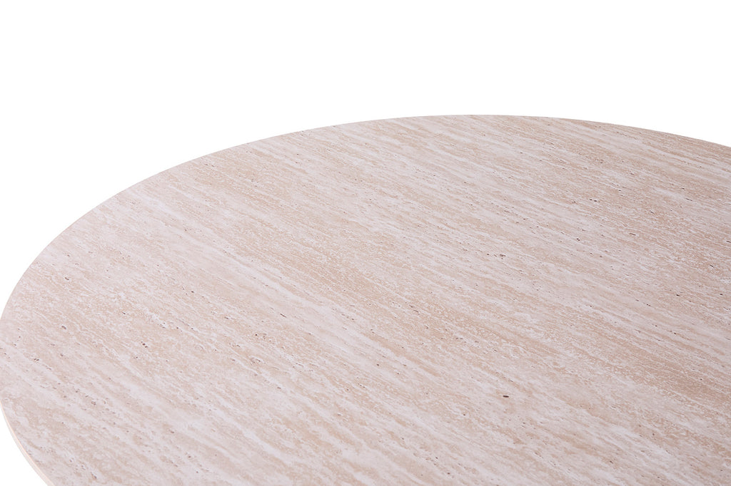 Salontafel 'Lagos' 120 cm Ovaal Decor Travertin Beige - RS
