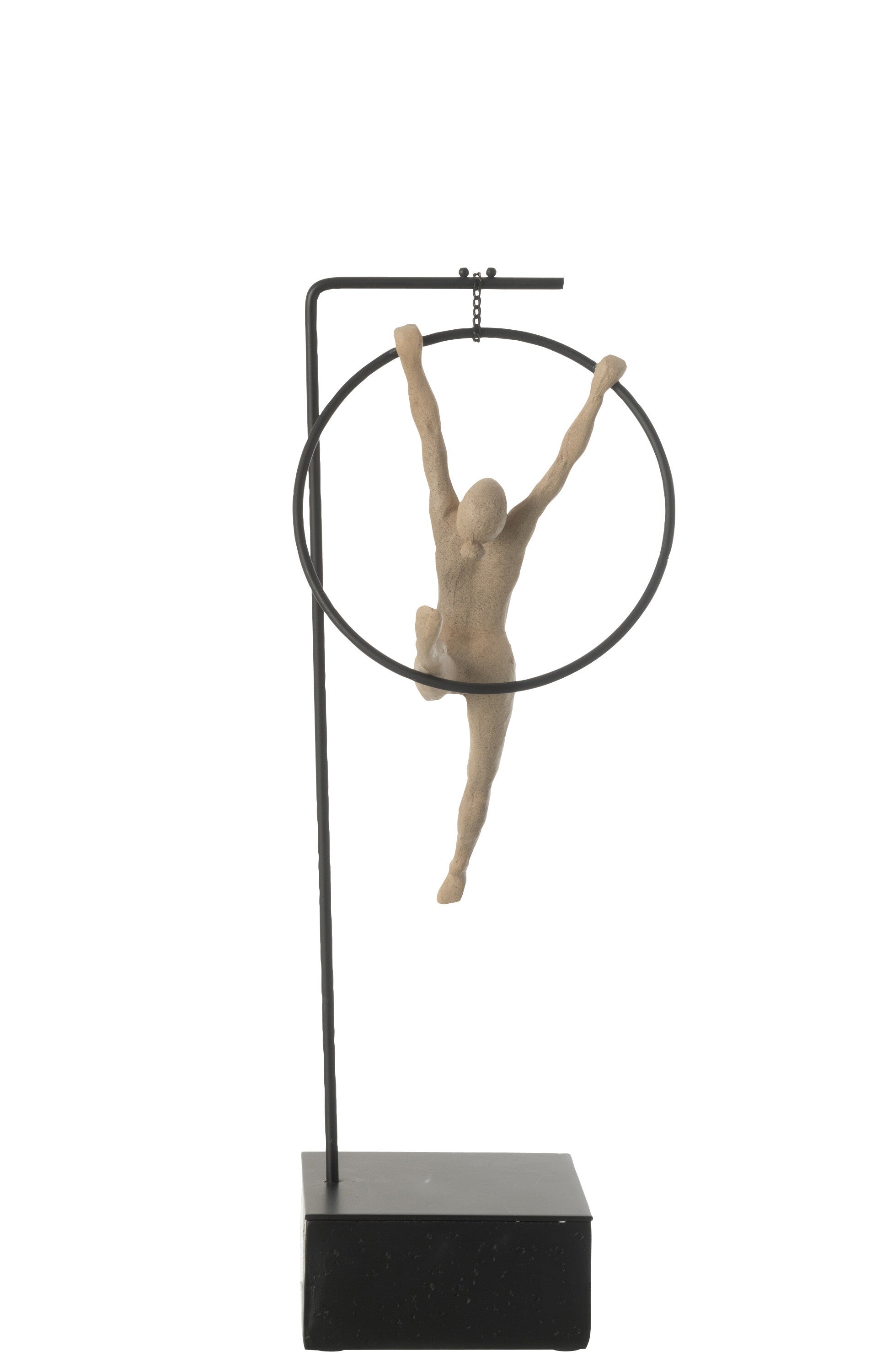 Gymnastiek Hoepel Hars Beige/Zwart - J-LINE