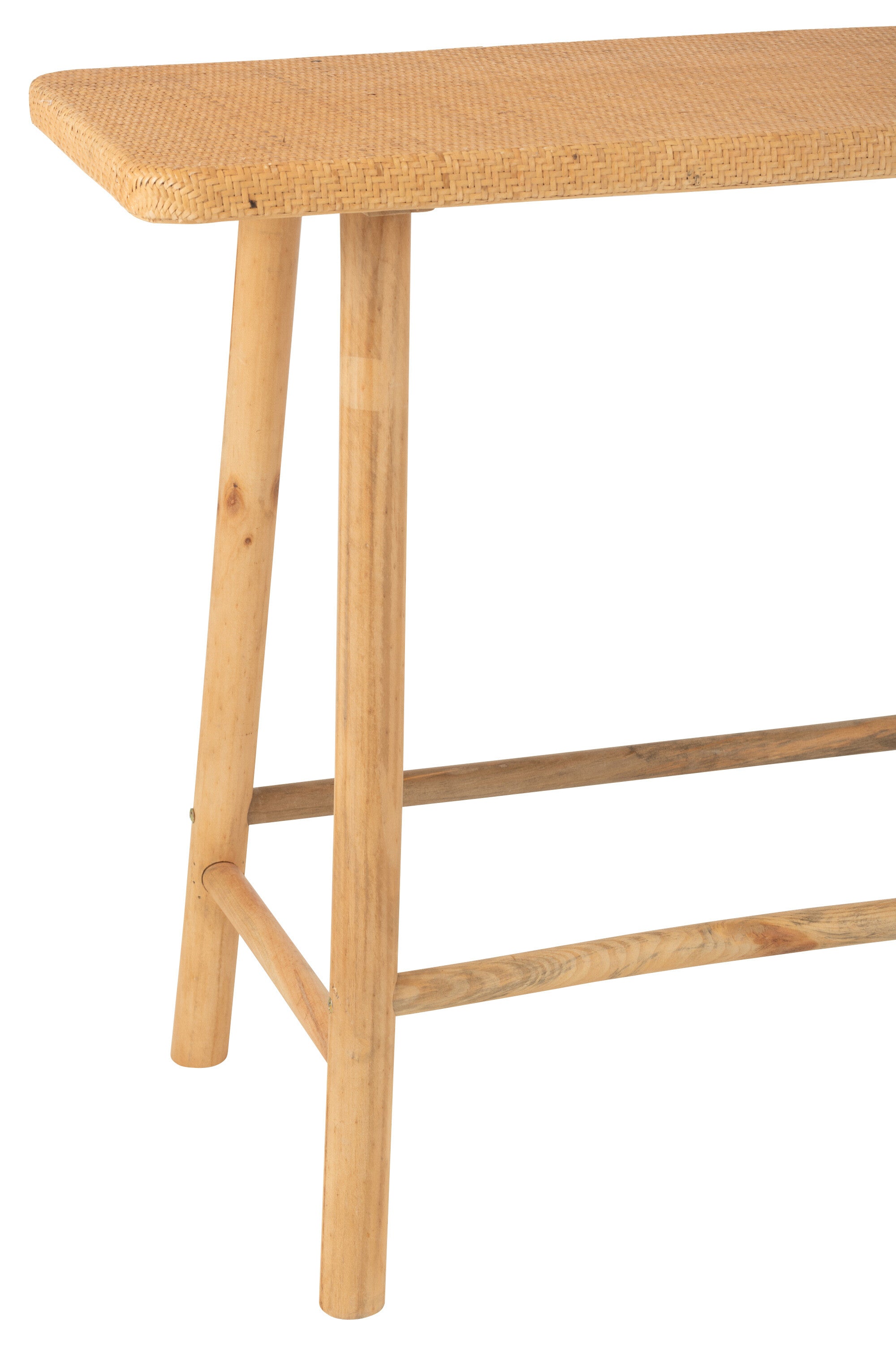 Wandtafel Riet/Sparrenhout Natuurlijk - J-LINE