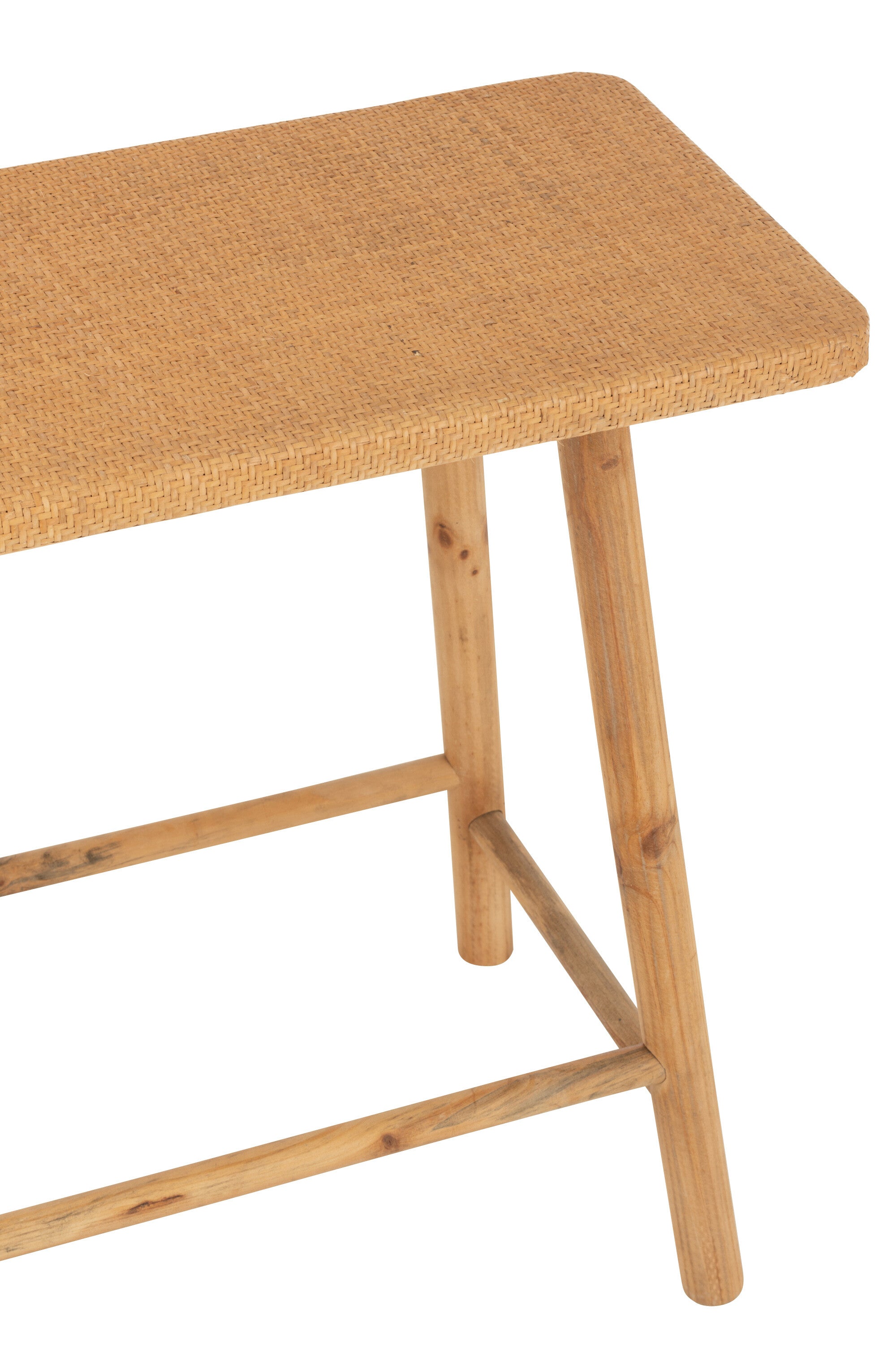 Wandtafel Riet/Sparrenhout Natuurlijk - J-LINE