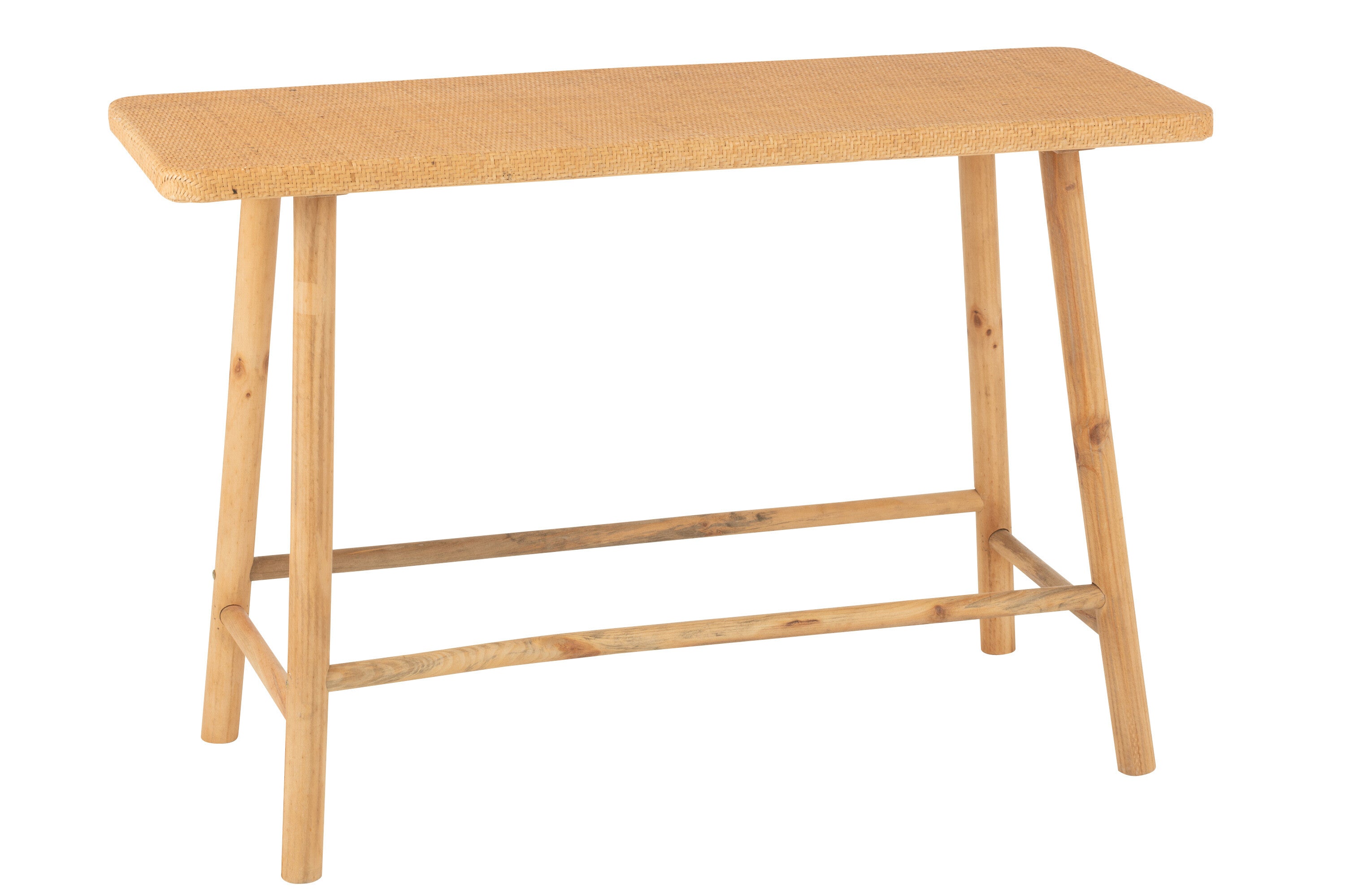 Wandtafel Riet/Sparrenhout Natuurlijk - J-LINE