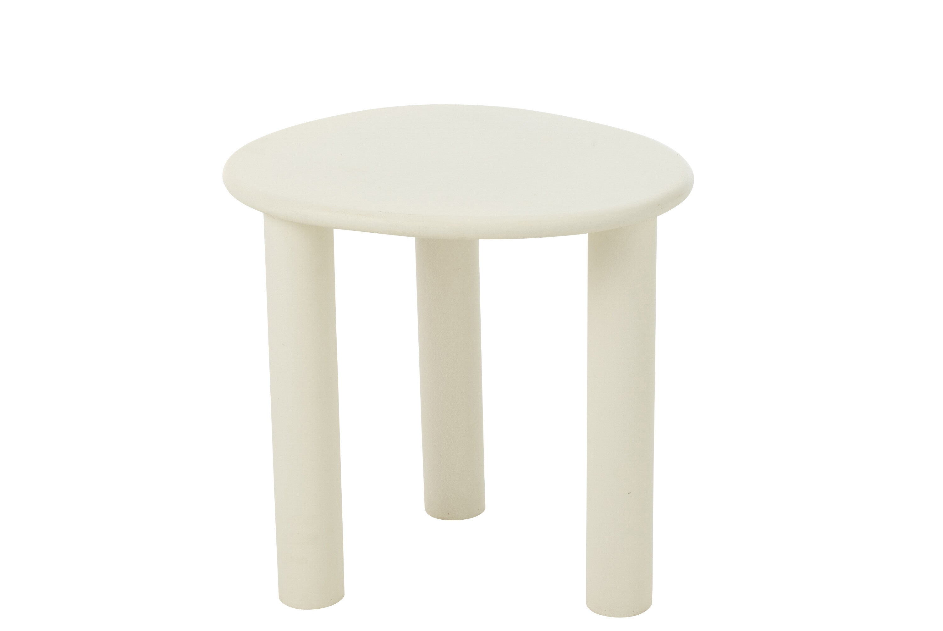 Bijzettafel Bali Mdf/Pvc Wit - J-LINE