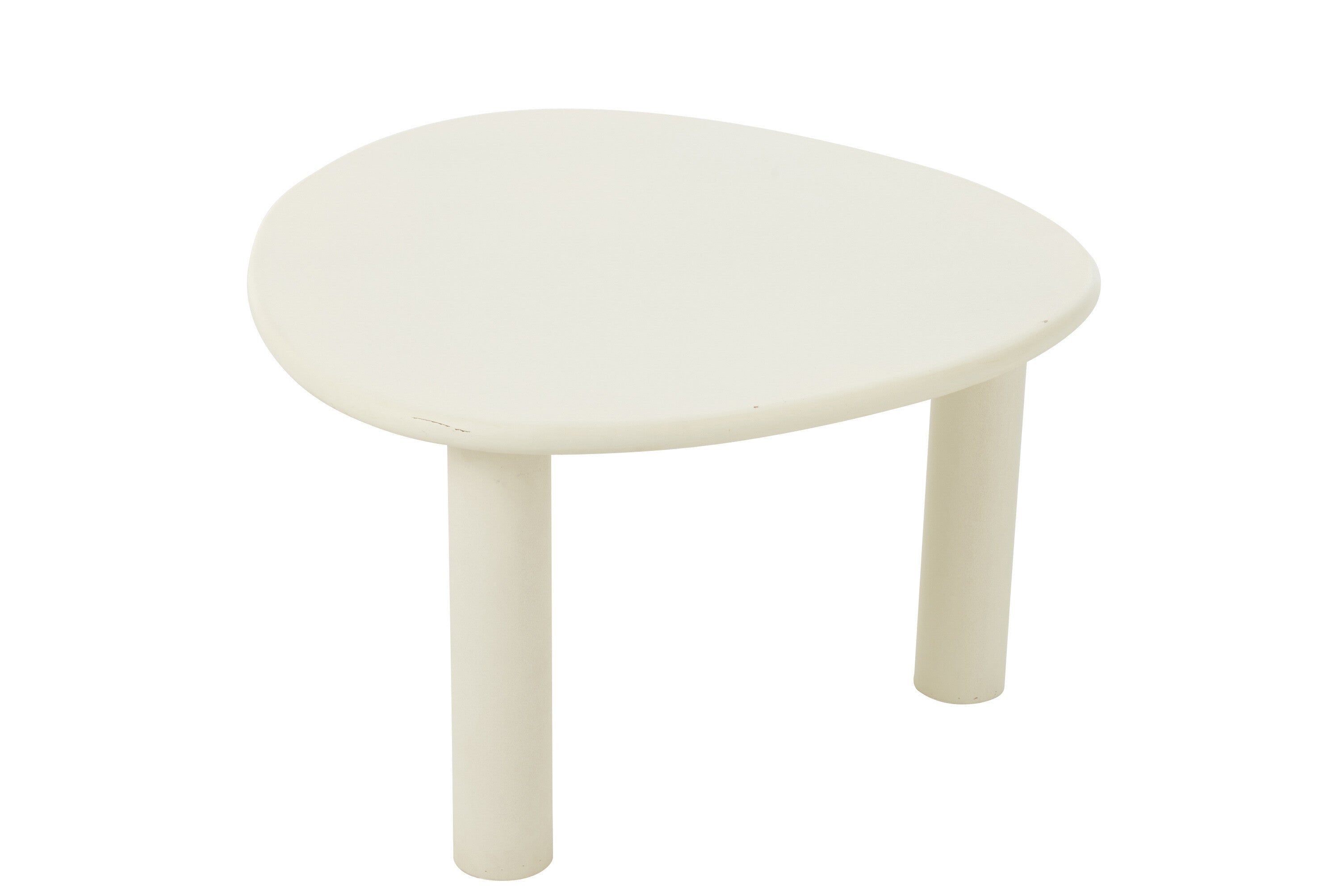 Bijzettafel Bali Mdf/Pvc Wit M - J-LINE