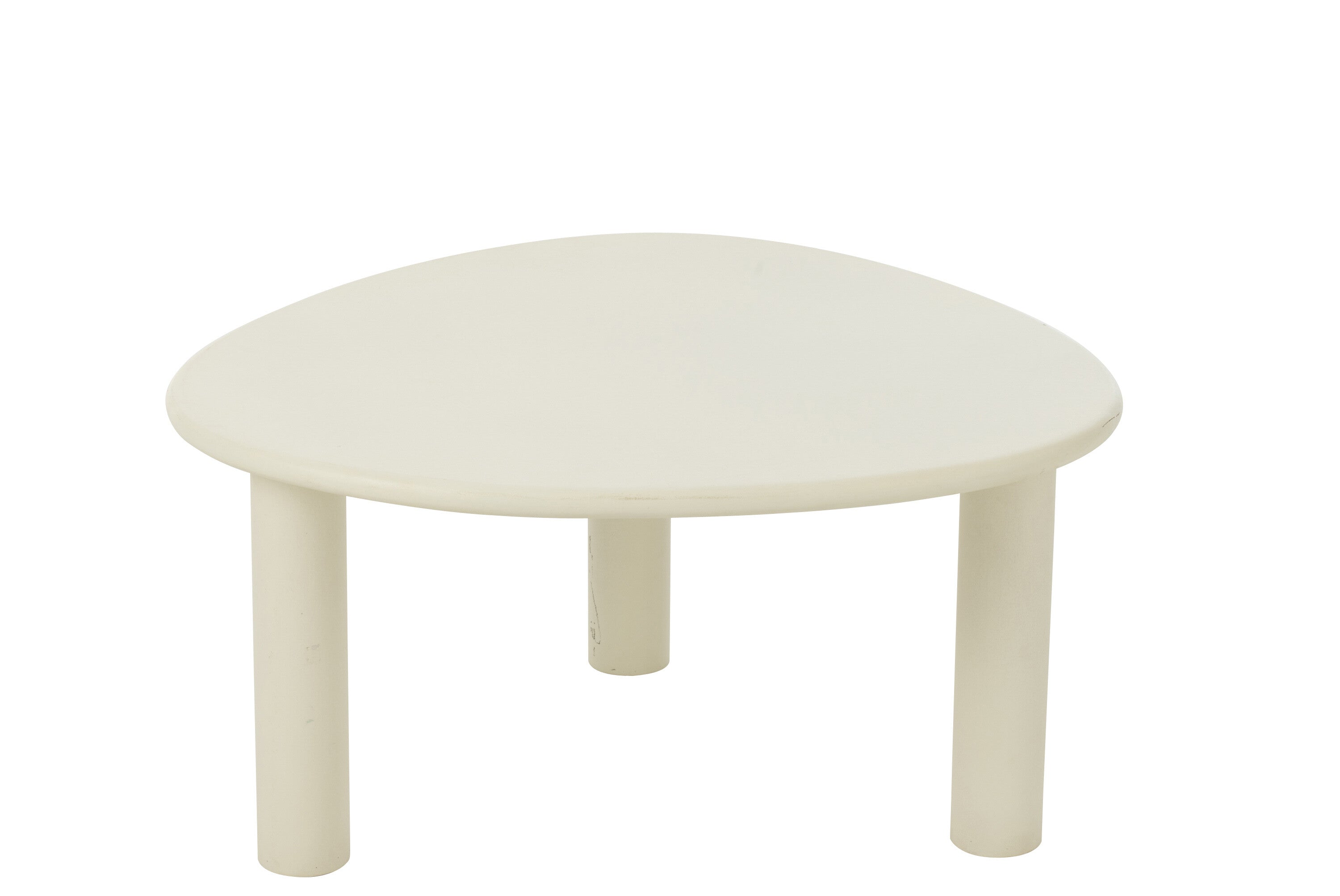 Bijzettafel Bali Mdf/Pvc Wit M - J-LINE