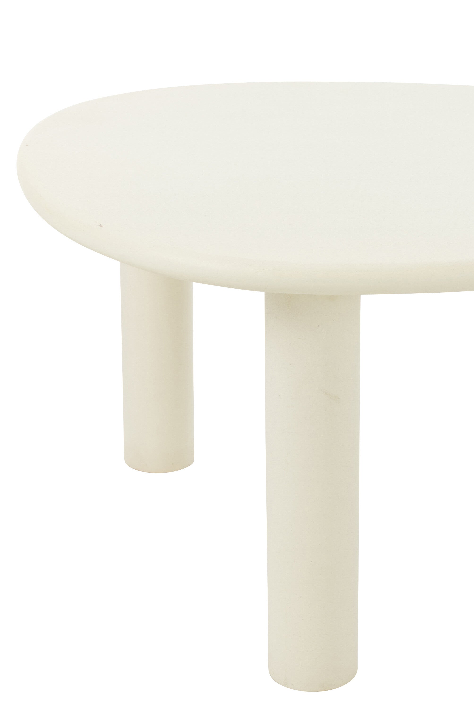 Bijzettafel Bali Mdf/Pvc Wit M - J-LINE