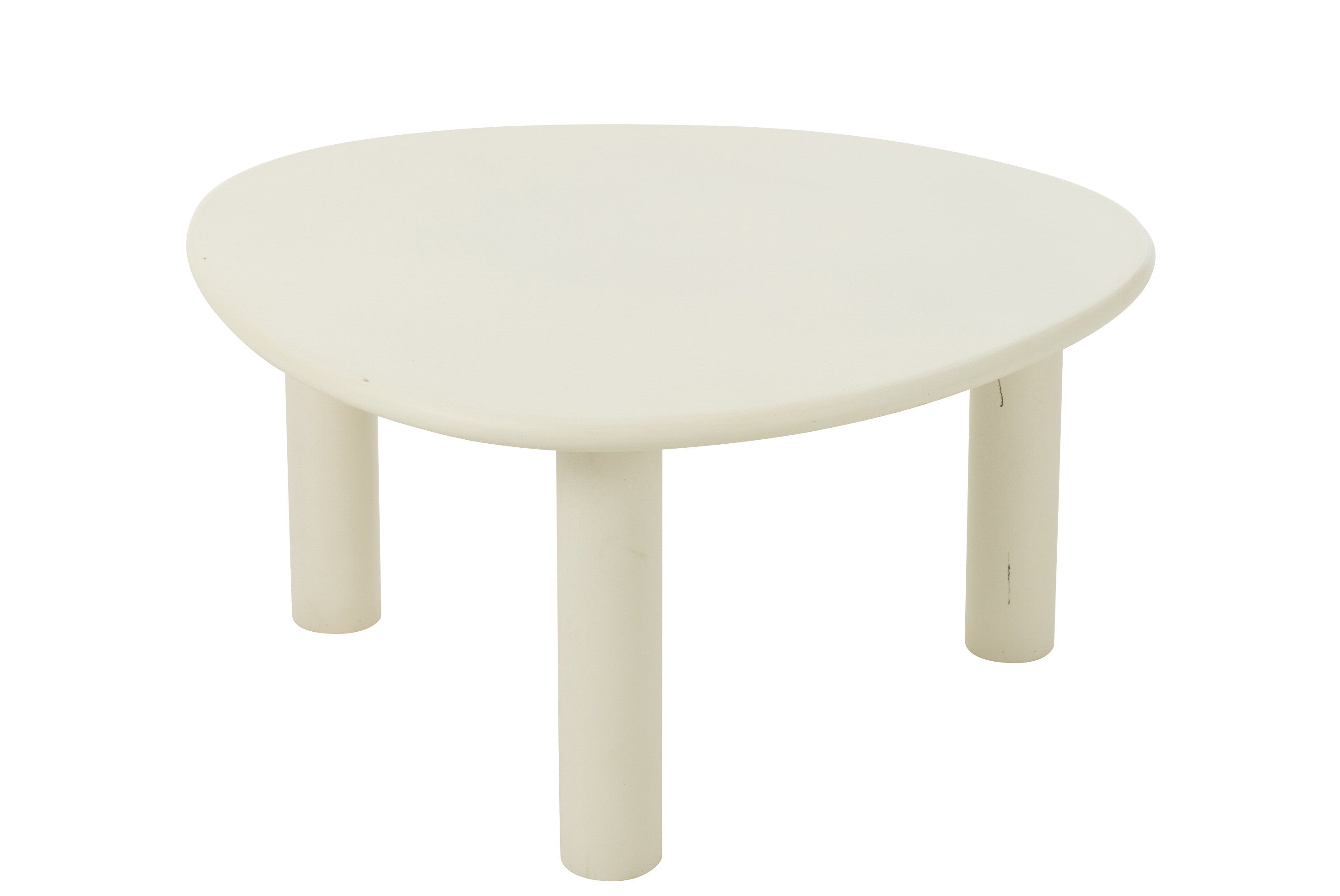 Bijzettafel Bali Mdf/Pvc Wit M - J-LINE