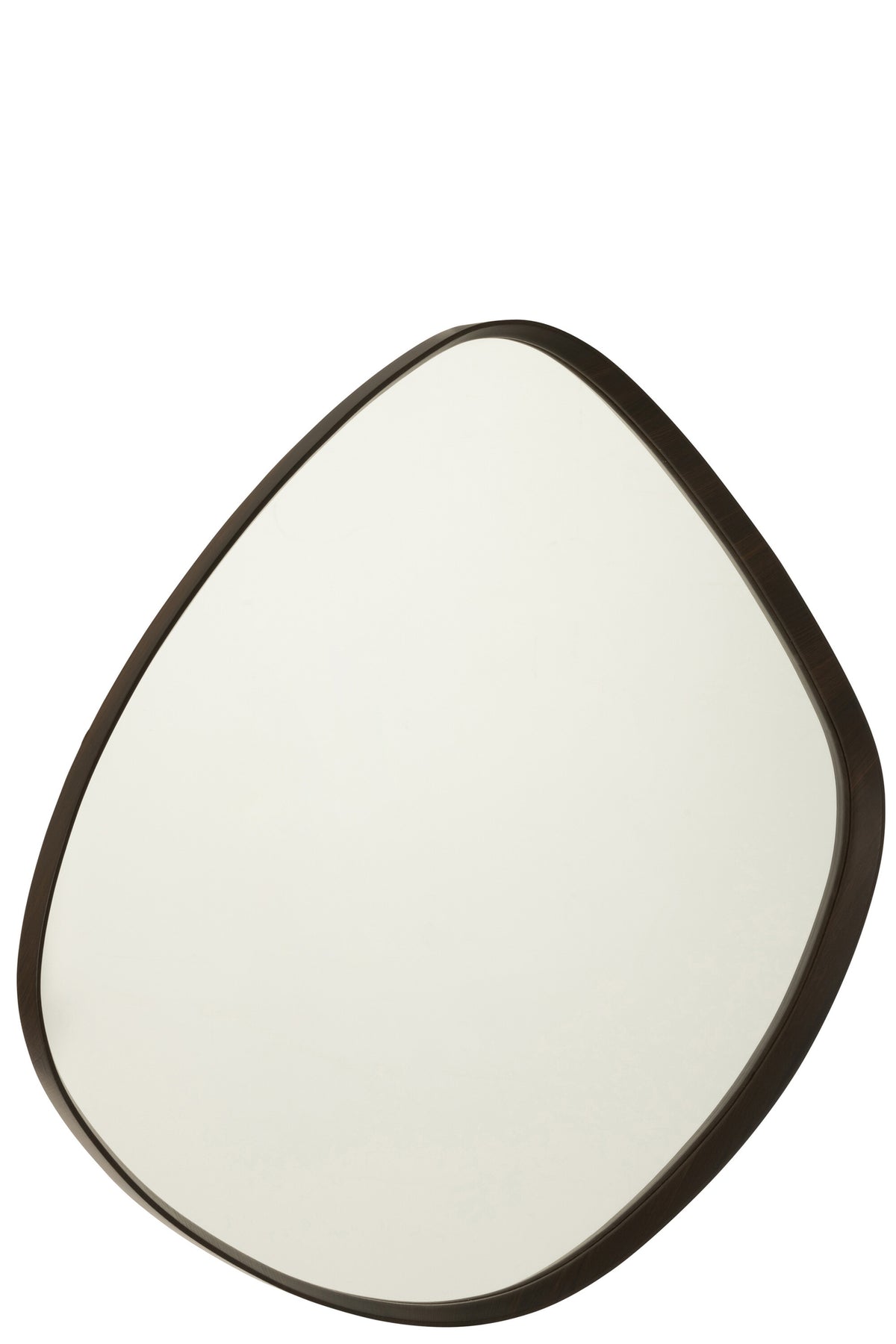 Spiegel Abstract MDF donkerbruin L - J-LINE