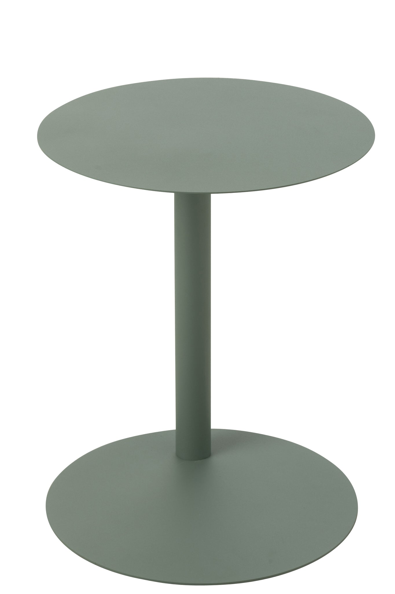 Table d’appoint ronde métal vert J-LINE