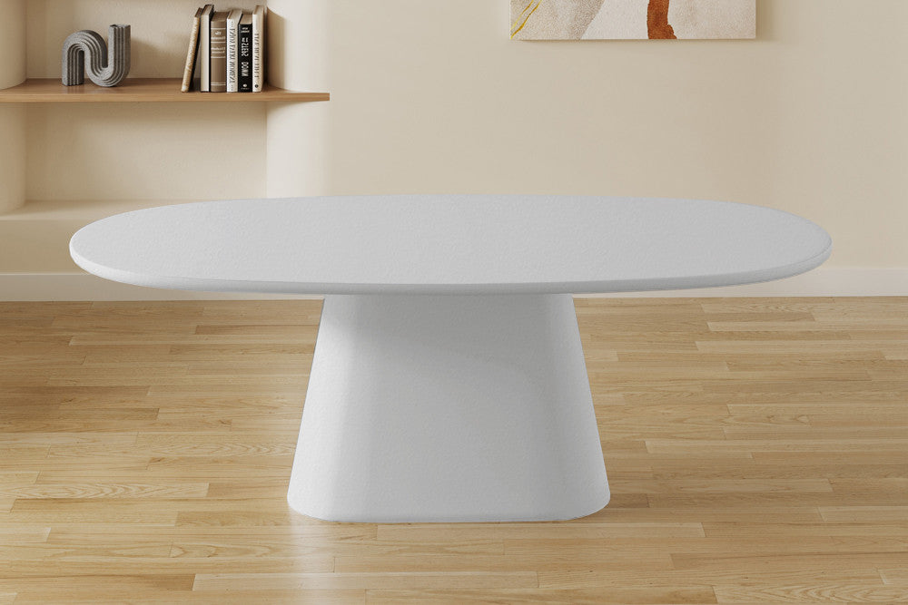 Eettafel 'Tavira' 220 cm Ovaal Cement ecru - RS