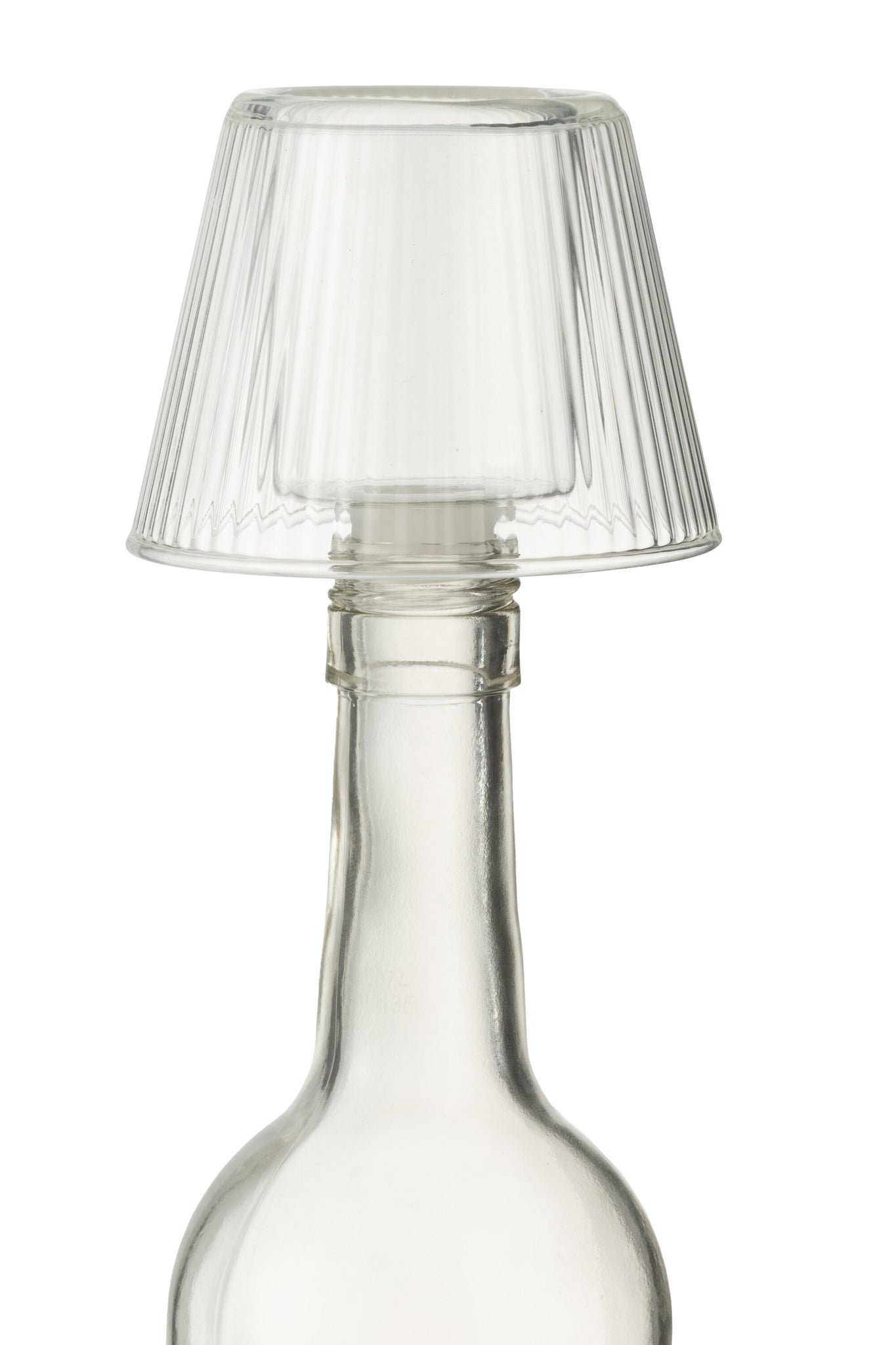Theelicht Hoed Glas Transparant - J-LINE