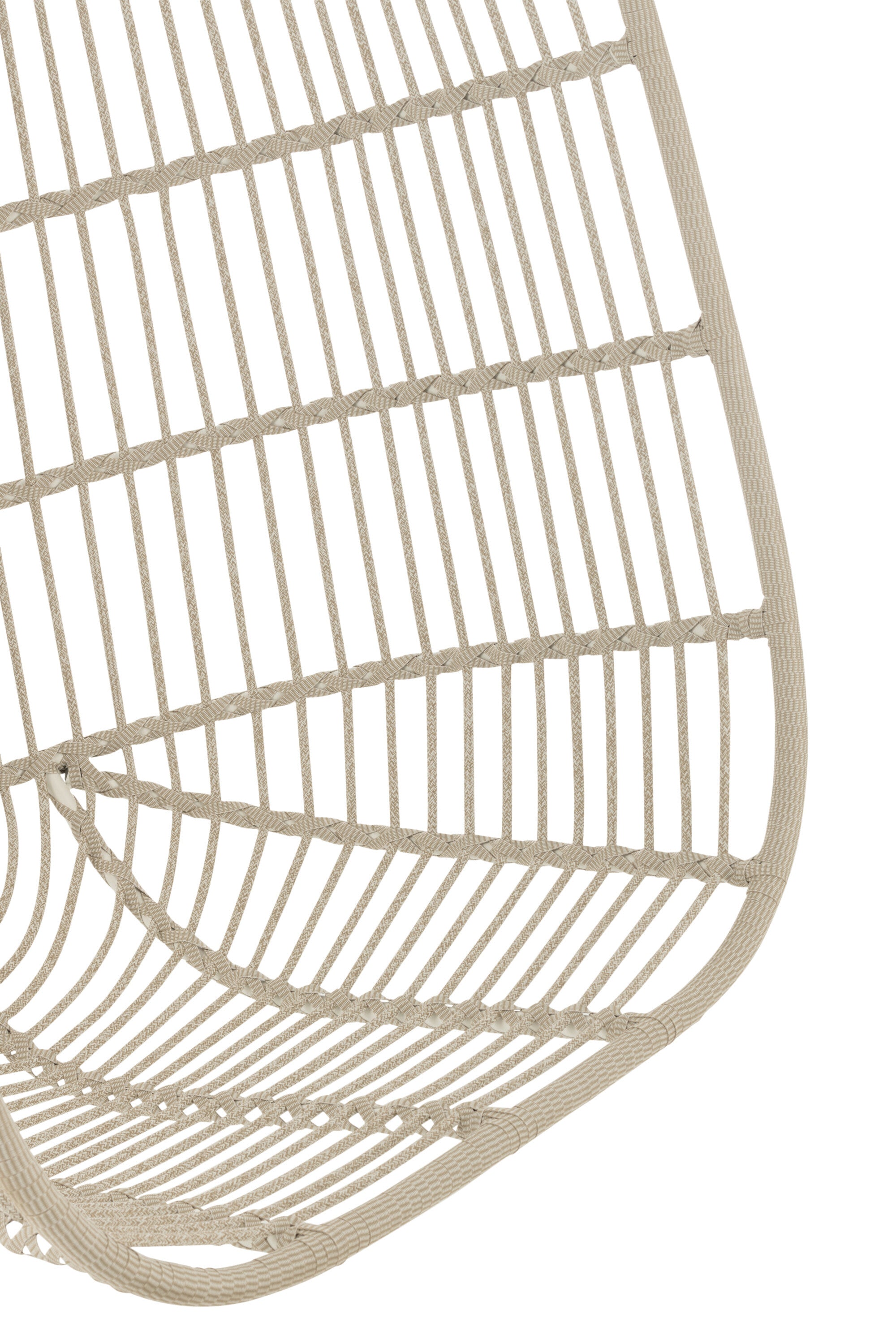 Hangstoel Egga Staal/Touw Grijs - J-LINE