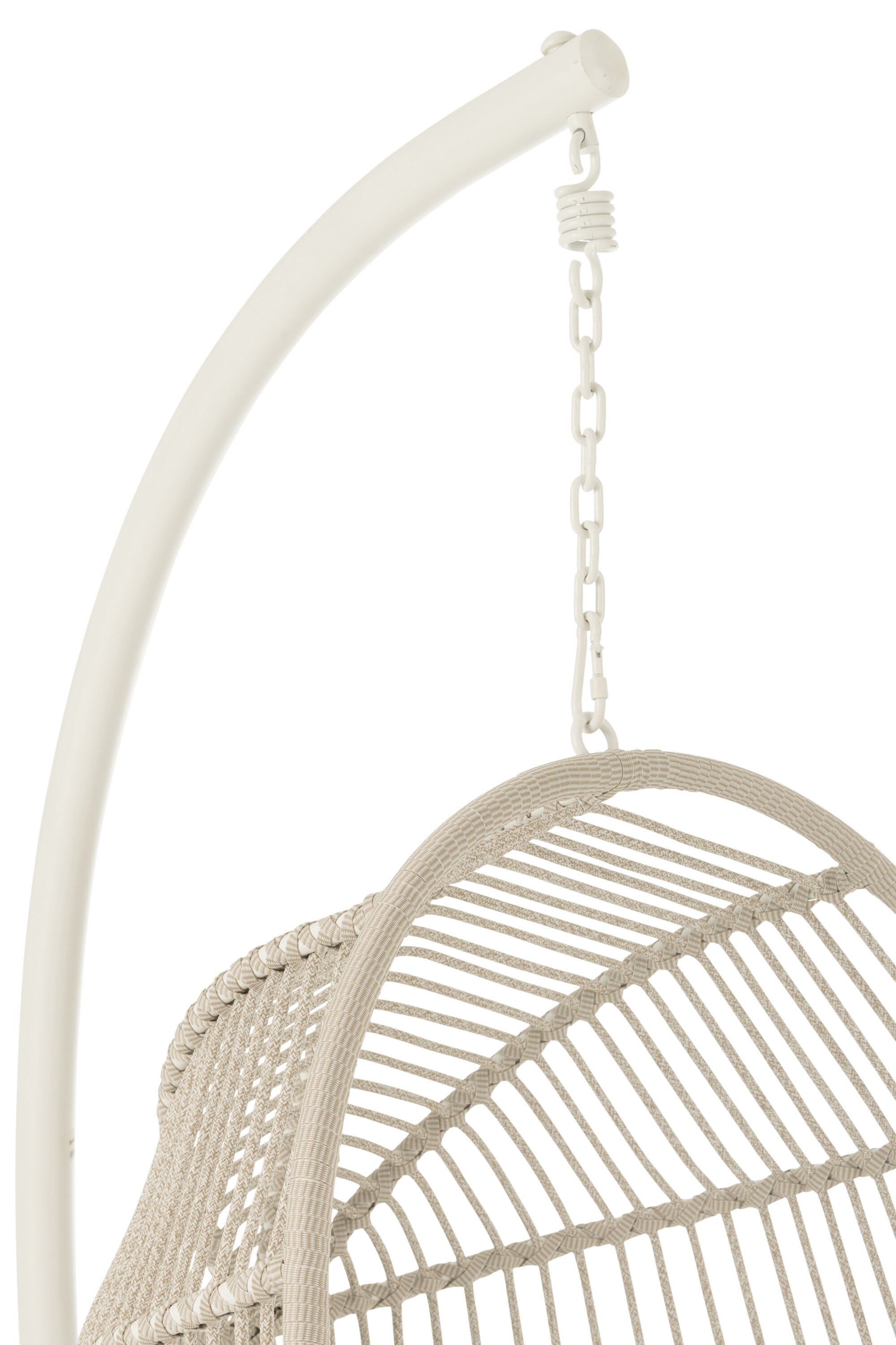 Hangstoel Egga Staal/Touw Grijs - J-LINE