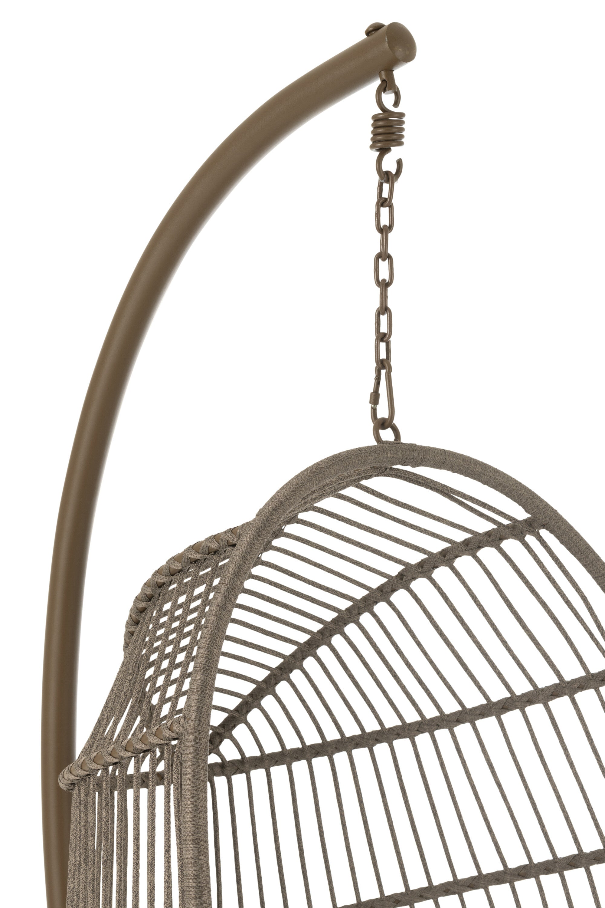 Hangstoel Egga Staal/Touw Bruin - J-LINE
