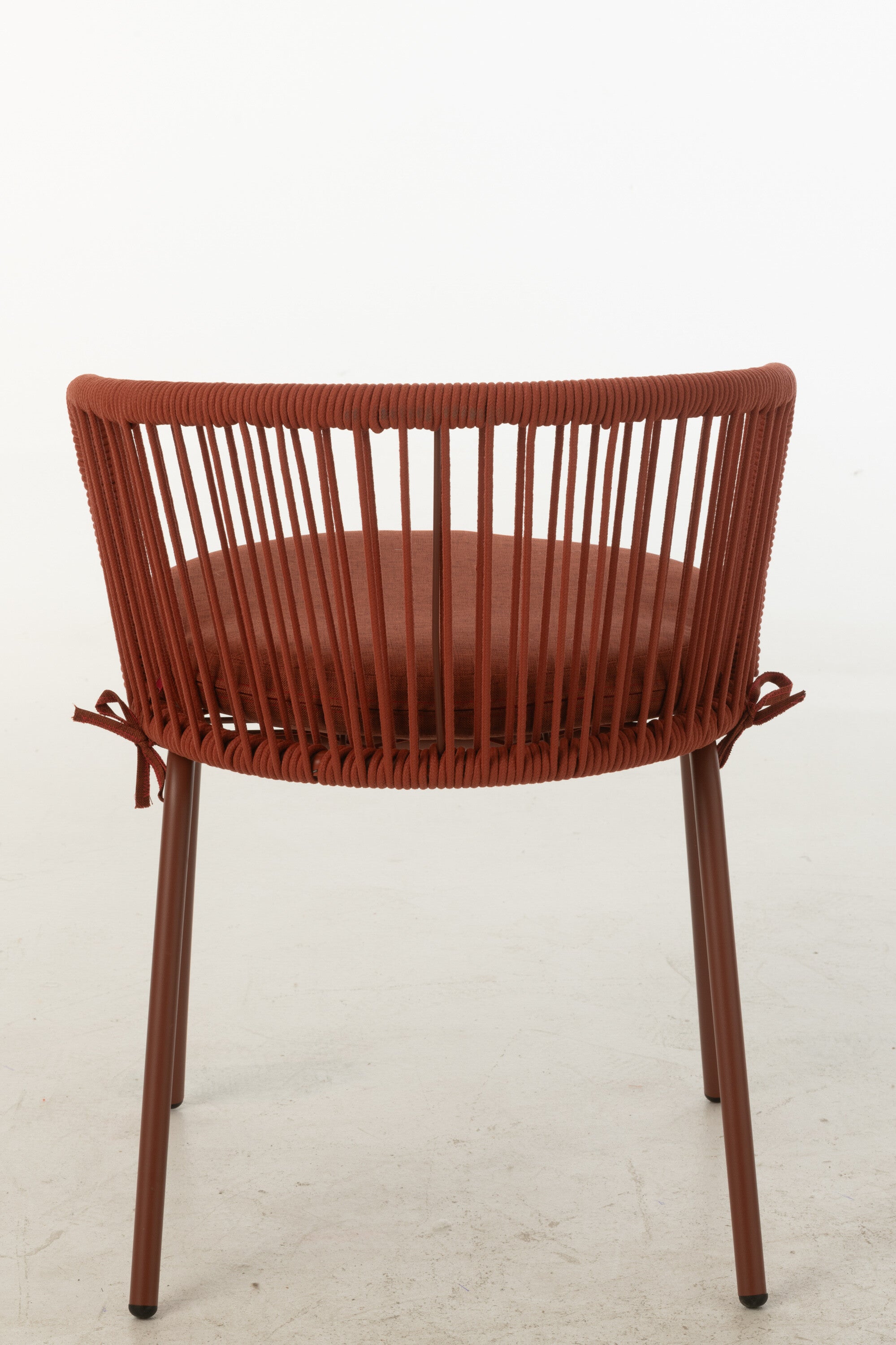 Chaise Toa Acier/Corde Rouge - J-LINE