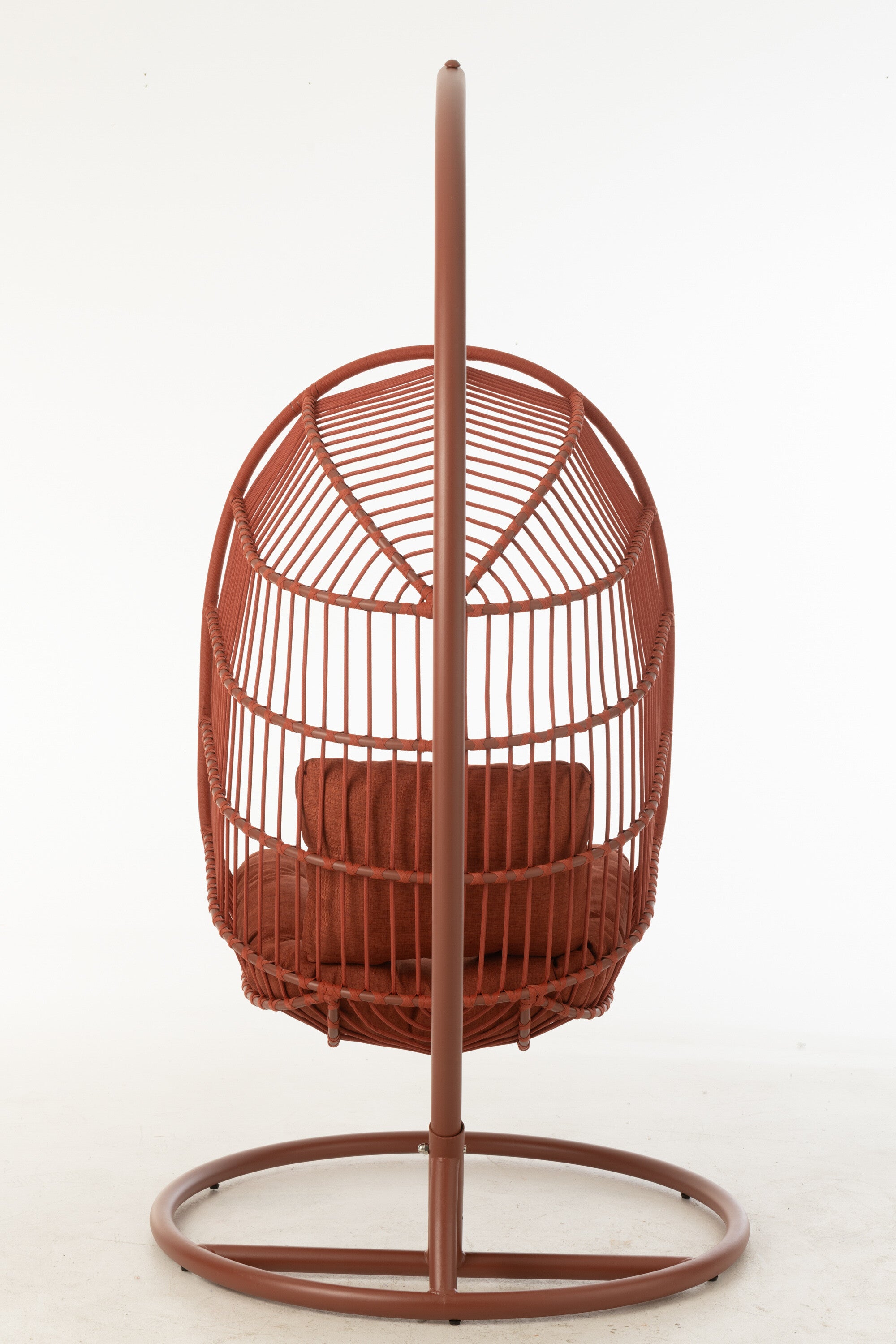 Hangstoel Egga Staal/Touw Rood - J-LINE