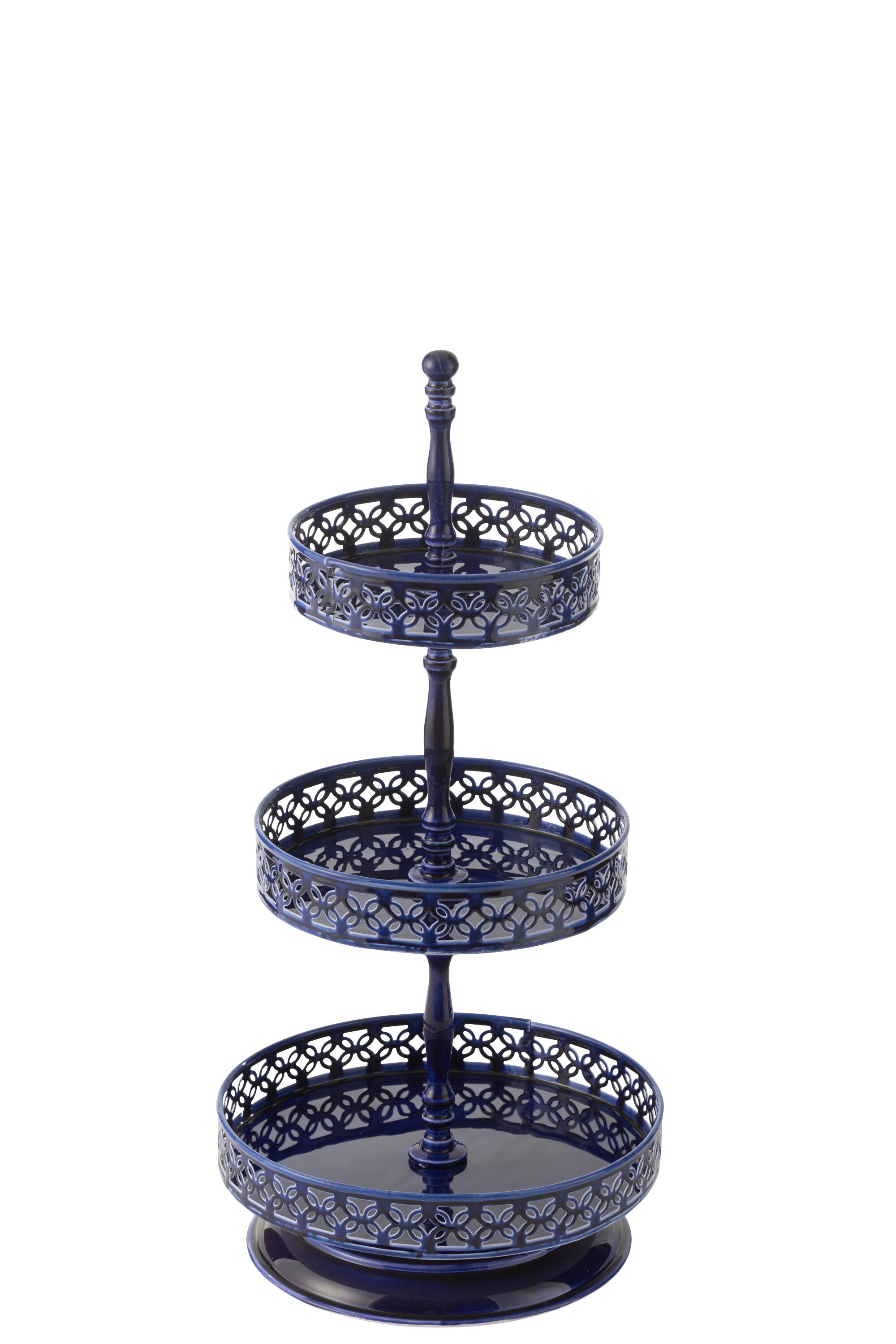 Taartplateau IJzer Blauw - J-LINE