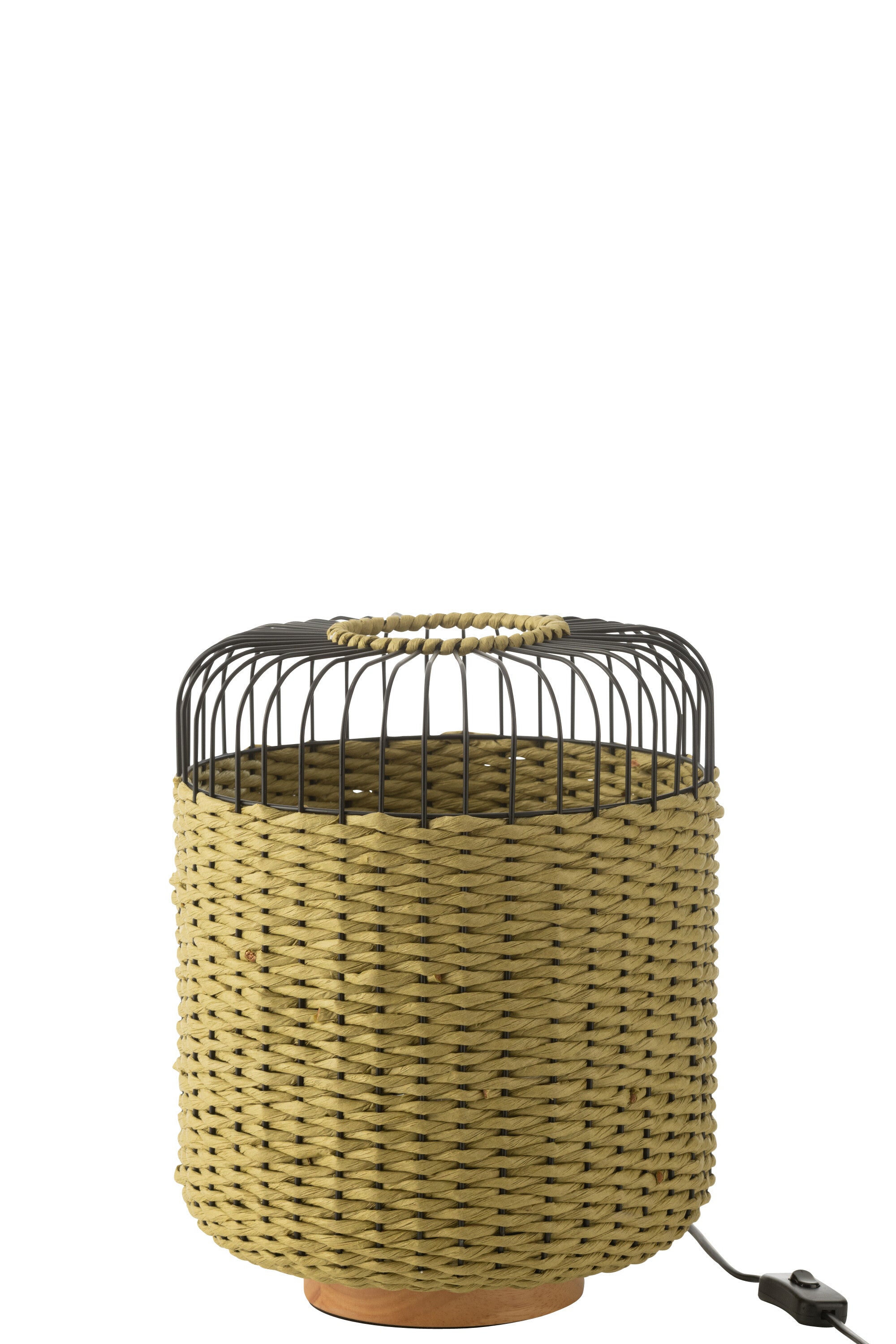 Lampe de table en métal vert - J-LINE