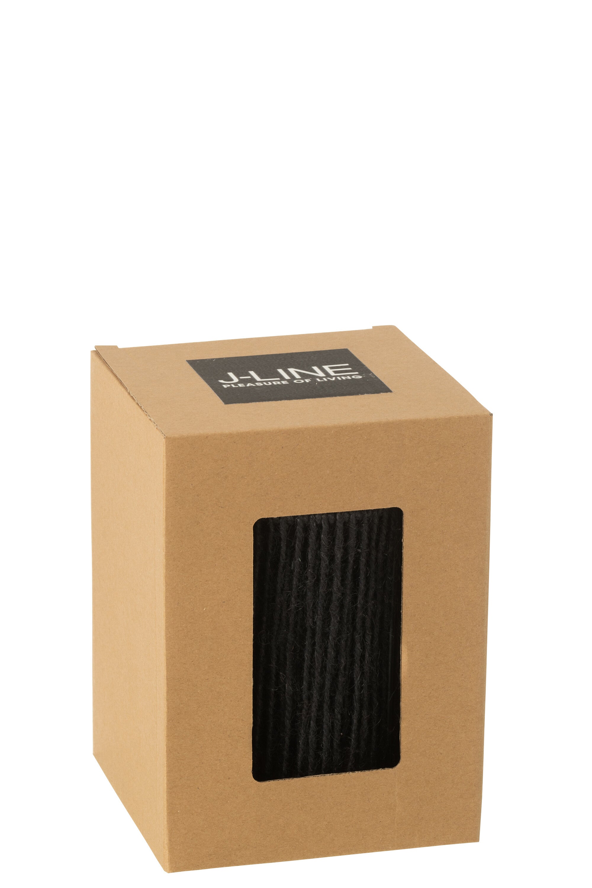 Lampe de table métal/coton noir S - J-LINE