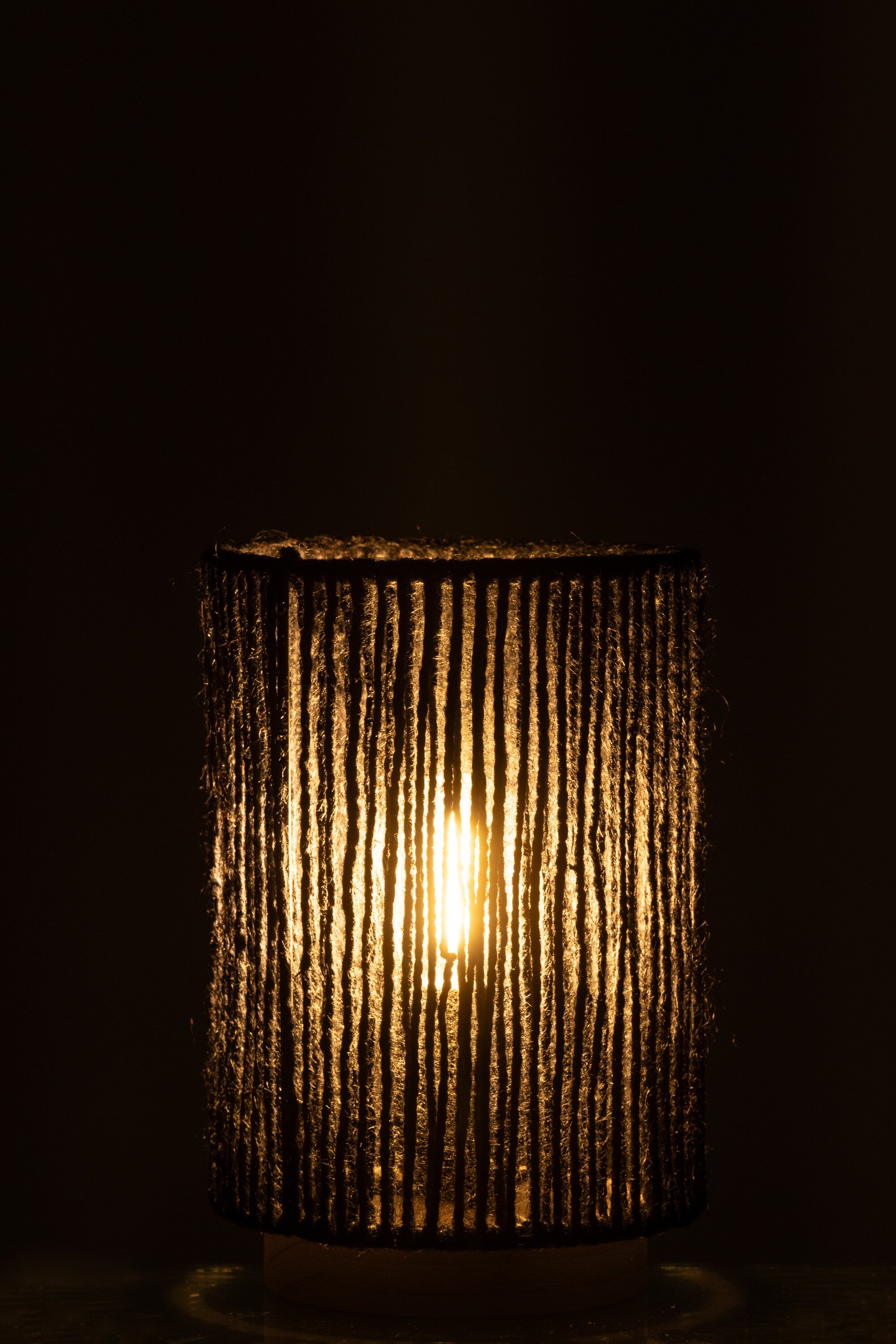 Lampe de table métal/coton L - J-LINE