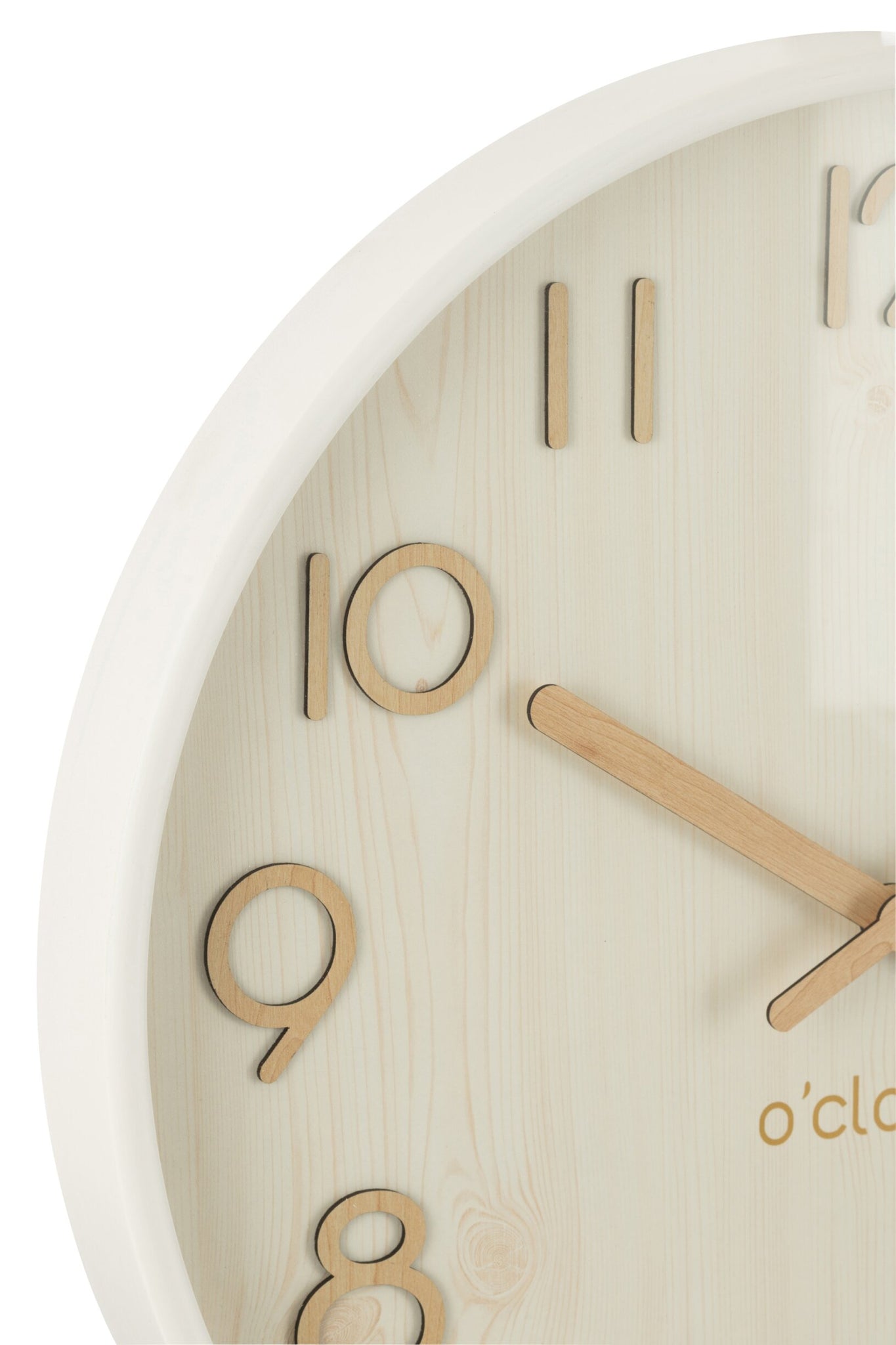Horloge murale blanche L - J-LINE