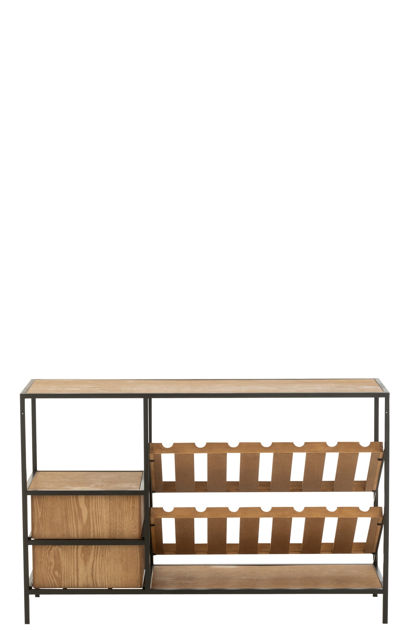 Barkast Natuur/Zwart Klein - J-LINE