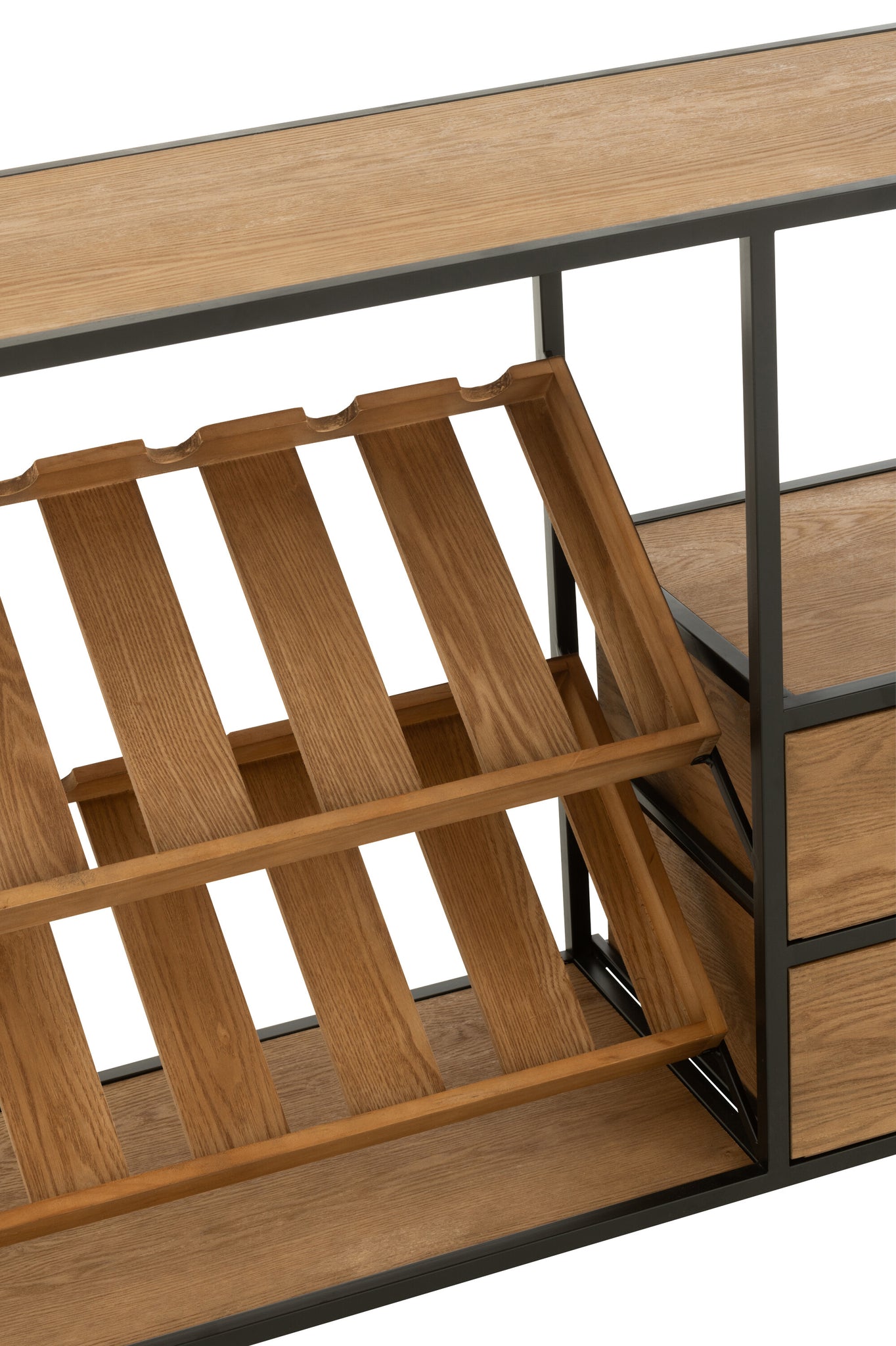 Barkast Natuur/Zwart Klein - J-LINE