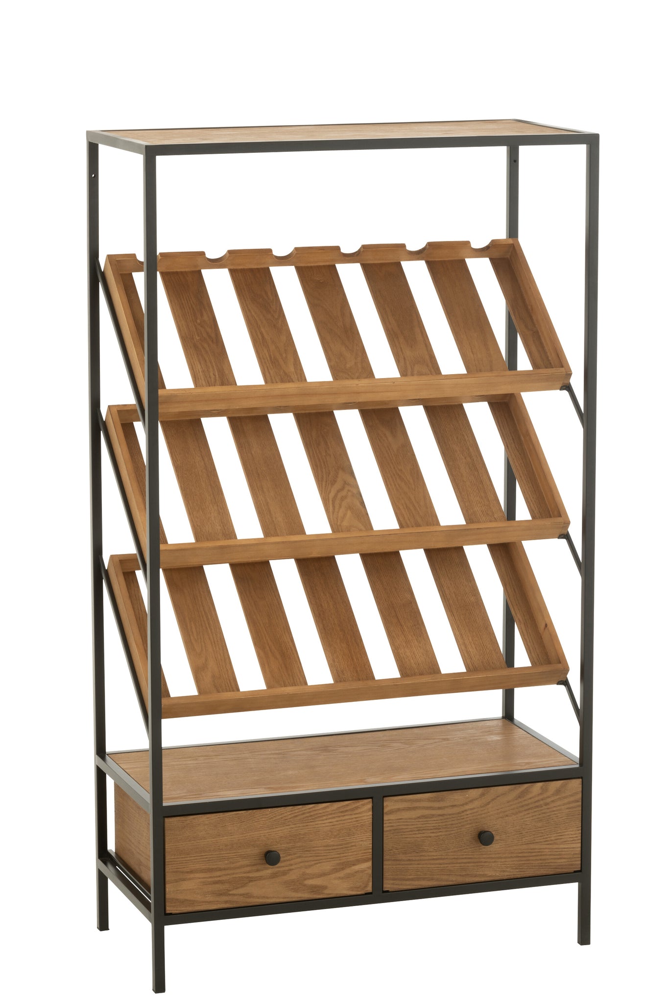 Barkast Natuur/Zwart Medium - J-LINE