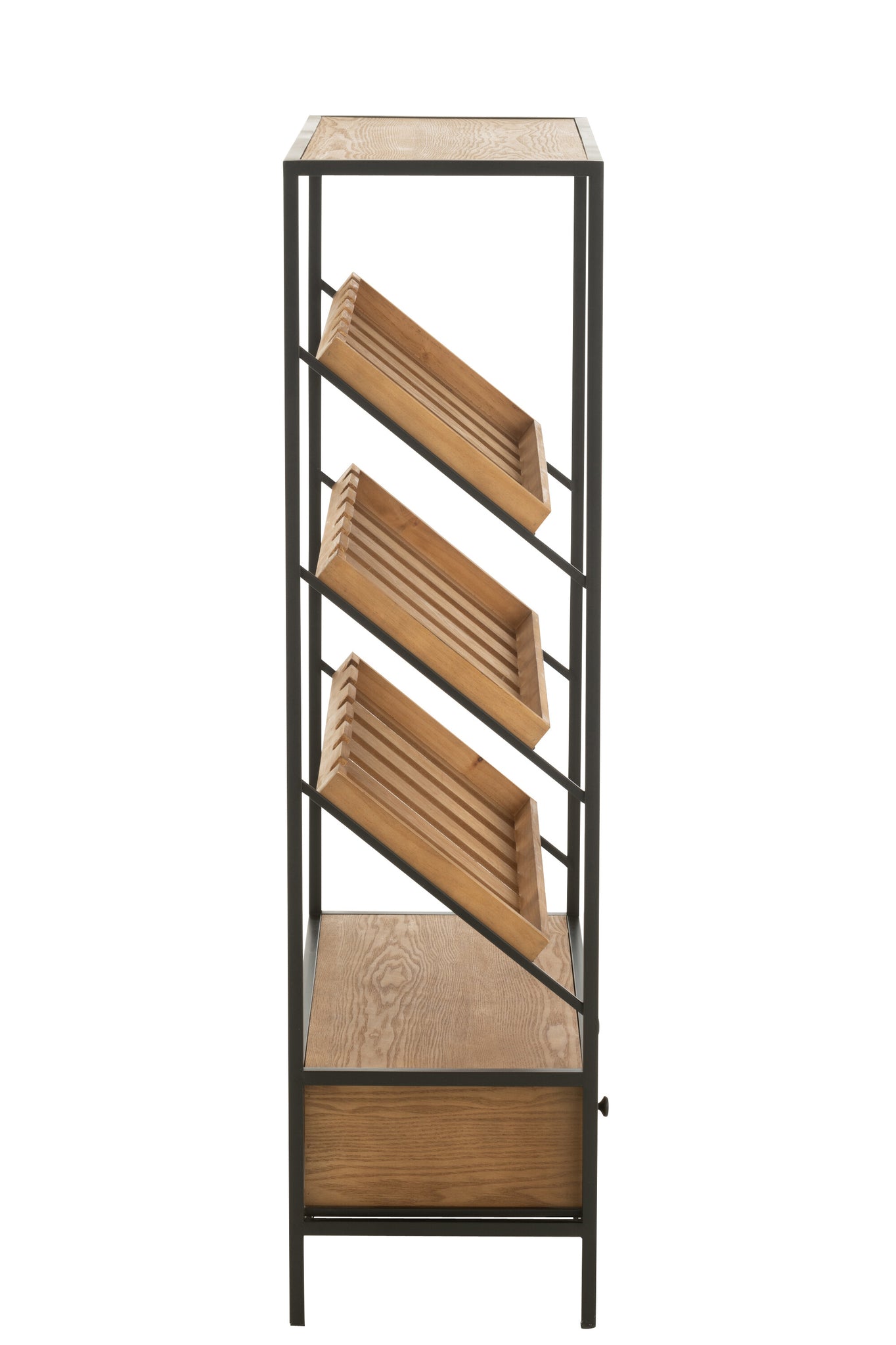 Barkast Natuur/Zwart Medium - J-LINE