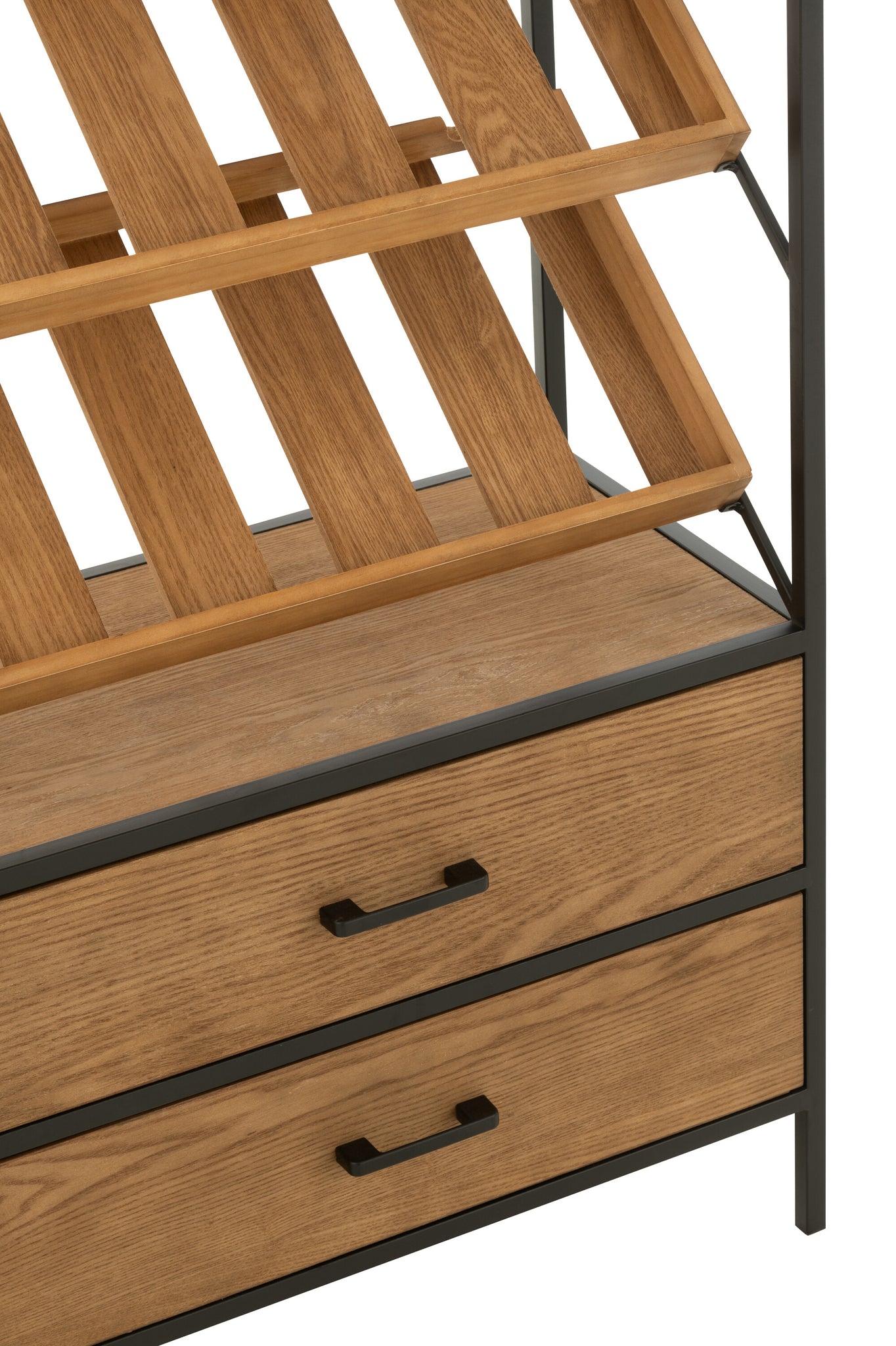 Barkast Natuur/Zwart Groot - J-LINE