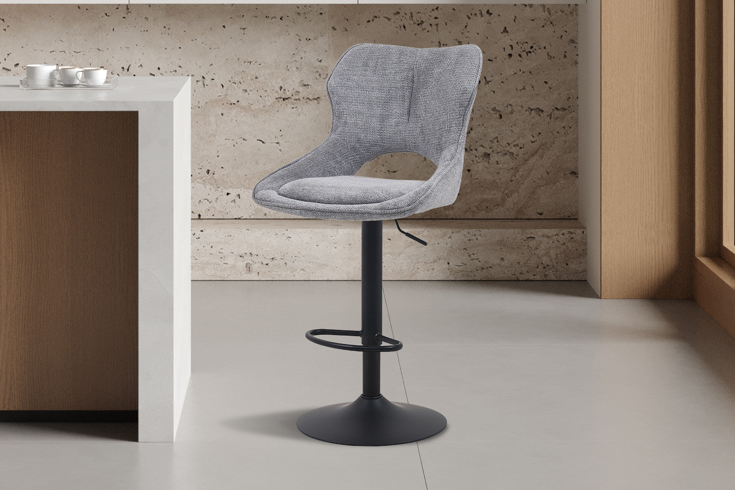 Barkruk 'Mori' donkergrijs - RS